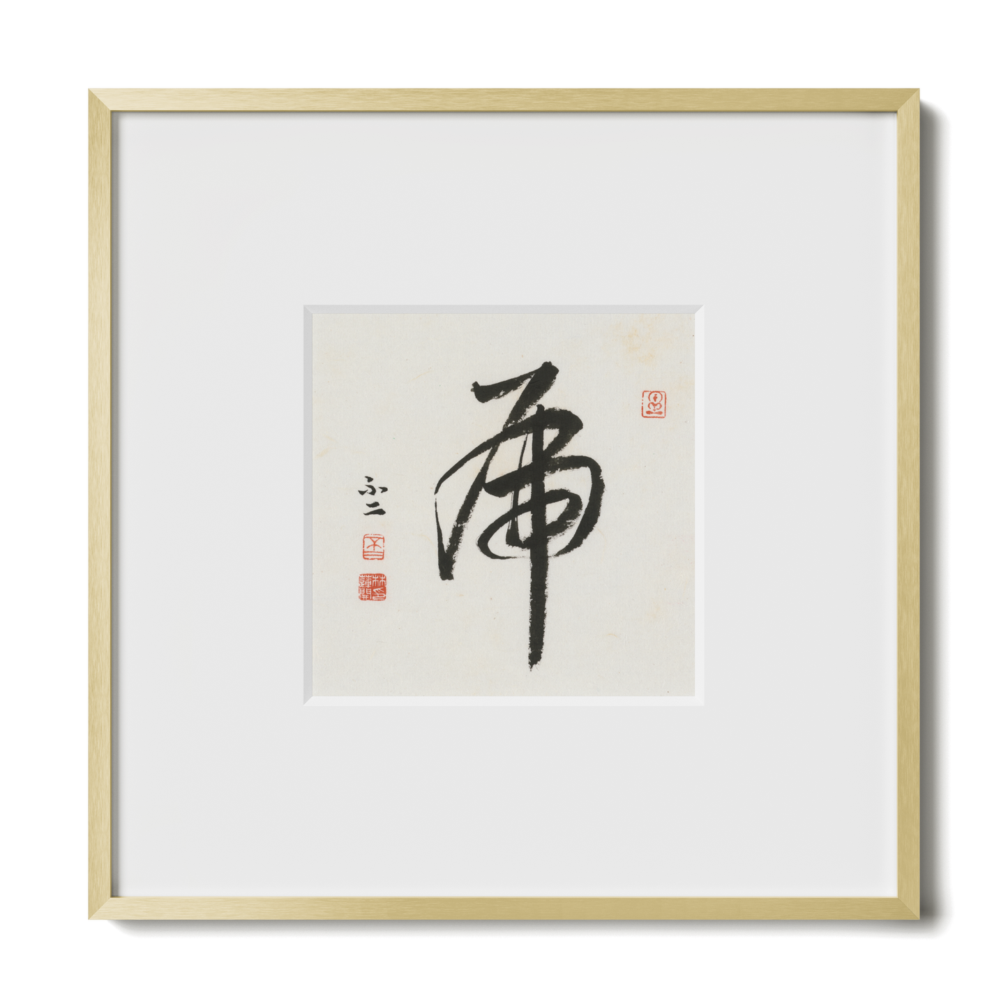 Thumbnail Label: 10X10" Gold Premium Metal | Gallery Source: Transparent