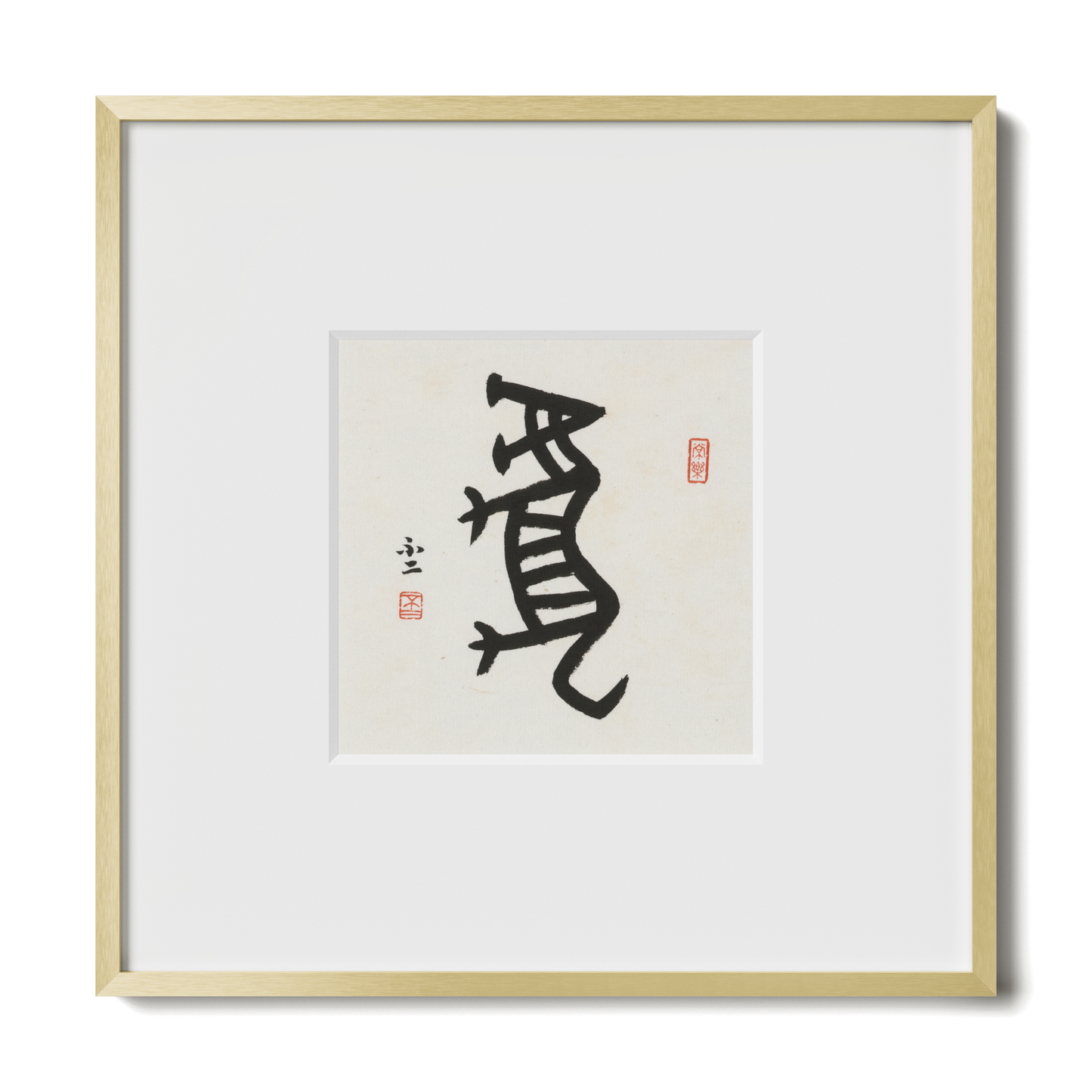 Thumbnail Label: 10X10" Gold Premium Metal | Gallery Source: Transparent