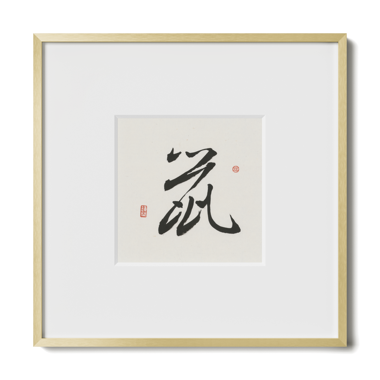 Thumbnail Label: 10X10" Gold Premium Metal