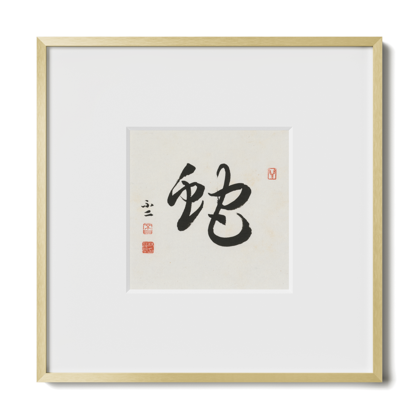 Thumbnail Label: 10X10" Gold Premium Metal | Gallery Source: Transparent