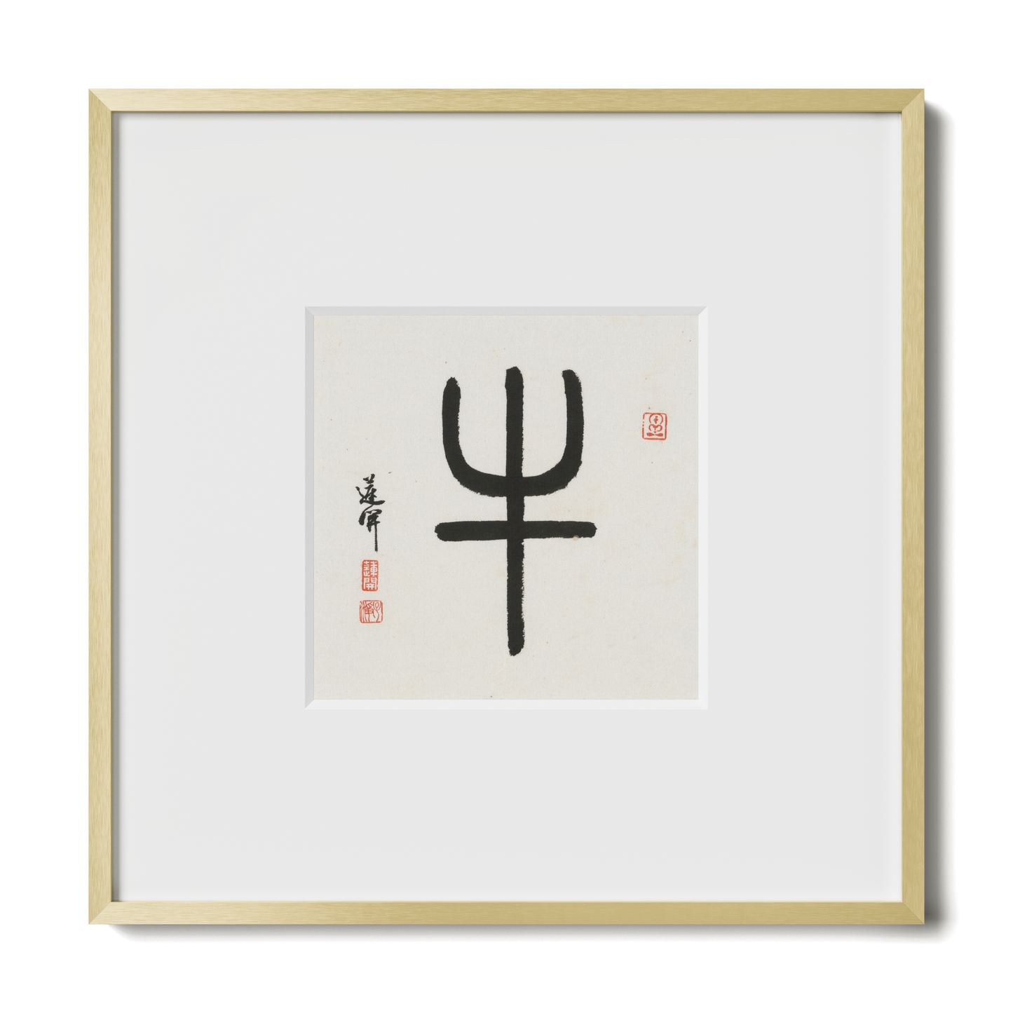 Thumbnail Label: 10X10" Gold Premium Metal | Gallery Source: Transparent