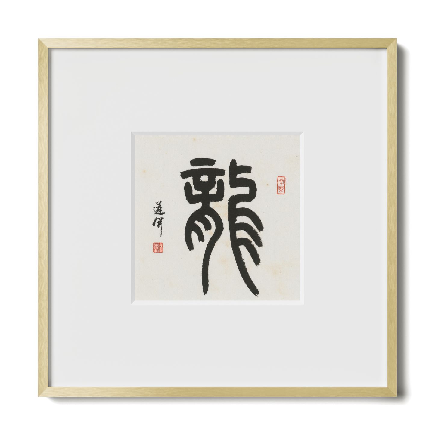 Thumbnail Label: 10X10" Gold Premium Metal | Gallery Source: Transparent