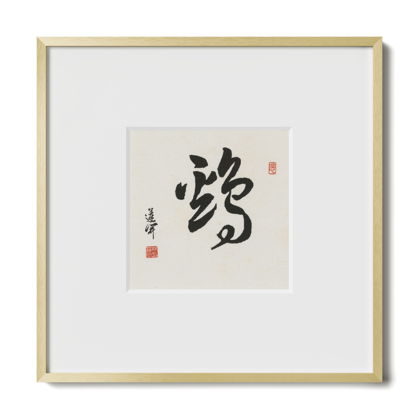 Thumbnail Label: 10X10" Gold Premium Metal | Gallery Source: Transparent