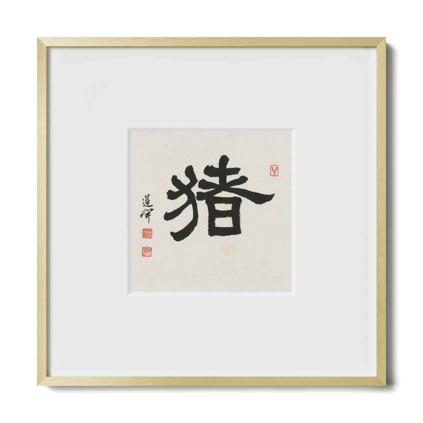 Thumbnail Label: 10X10" Gold Premium Metal | Gallery Source: Transparent