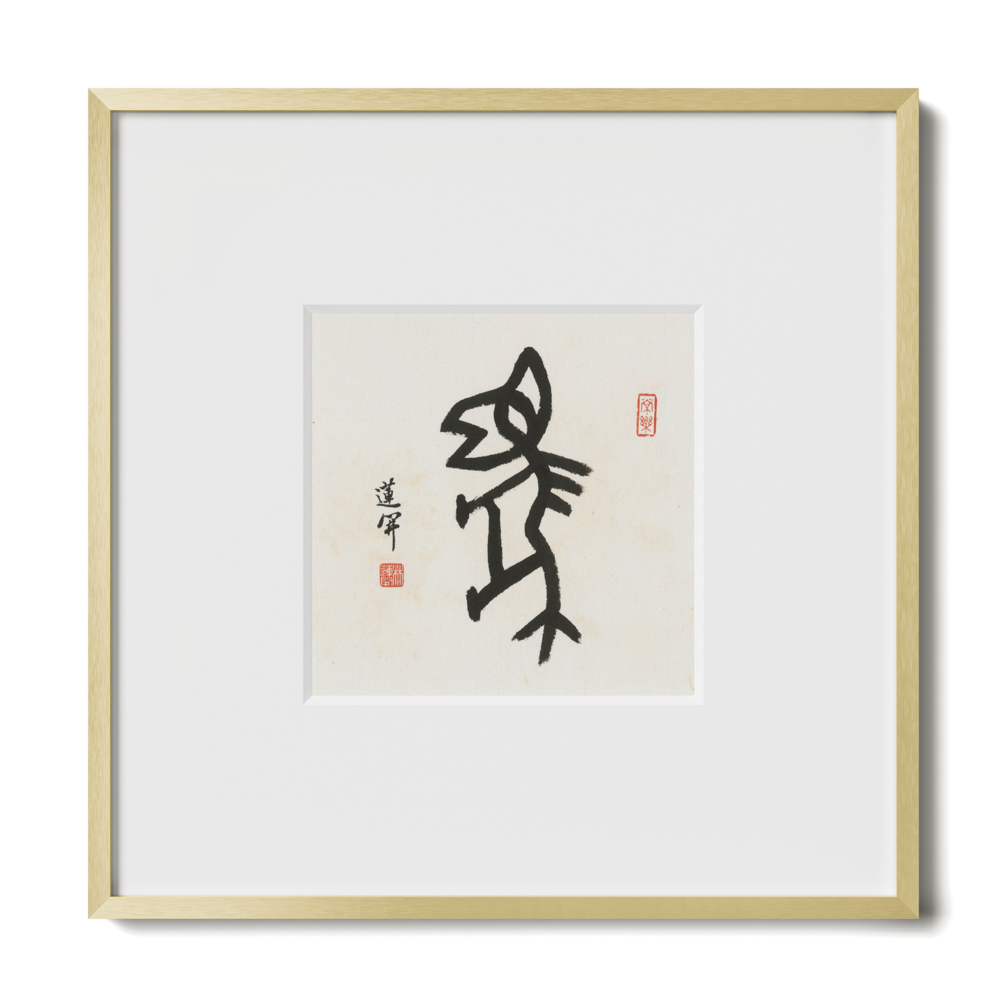 Thumbnail Label: 10X10" Gold Premium Metal | Gallery Source: Transparent