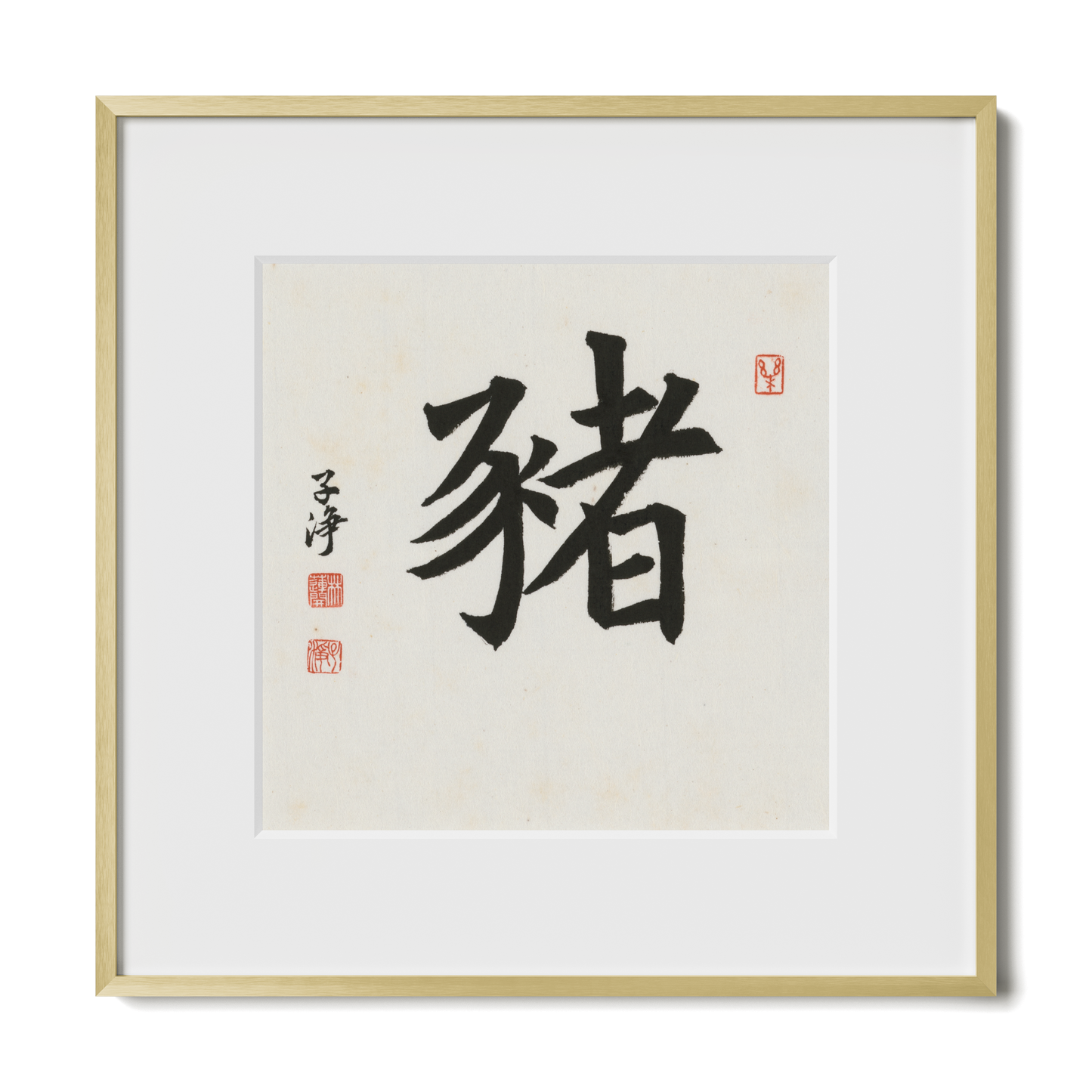 Thumbnail Label: 12X12" Gold Premium Metal | Gallery Source: Transparent