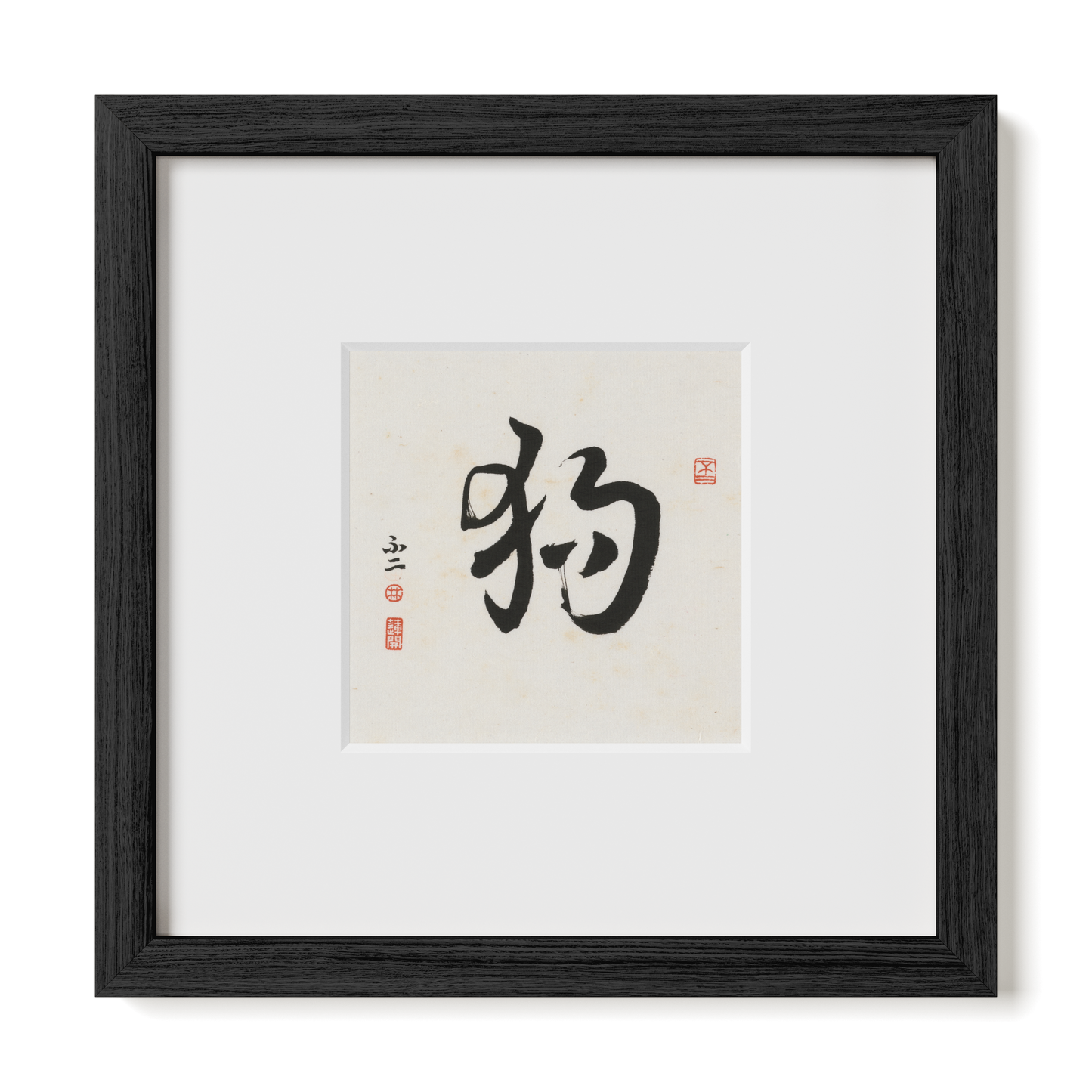 Thumbnail Label: 10X10" Black Premium Oak | Gallery Source: Transparent