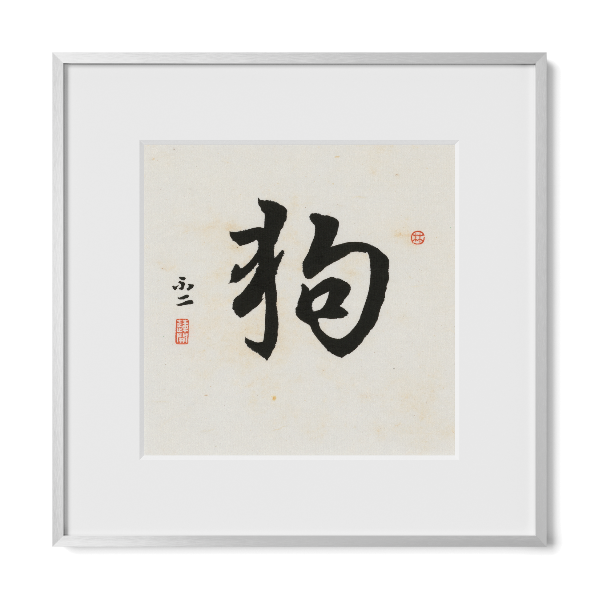 Thumbnail Label: 12X12" Silver Premium Metal | Gallery Source: Transparent