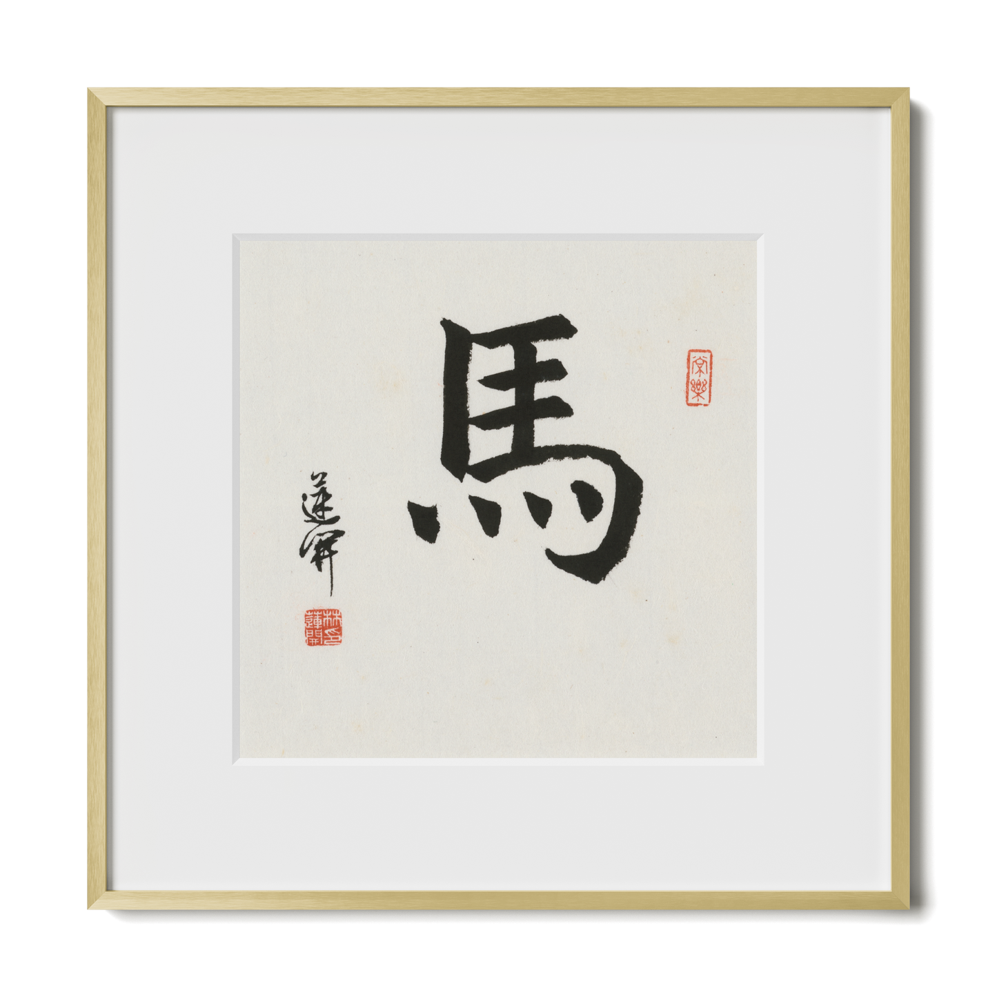 Thumbnail Label: 12X12" Gold Premium Metal | Gallery Source: Transparent