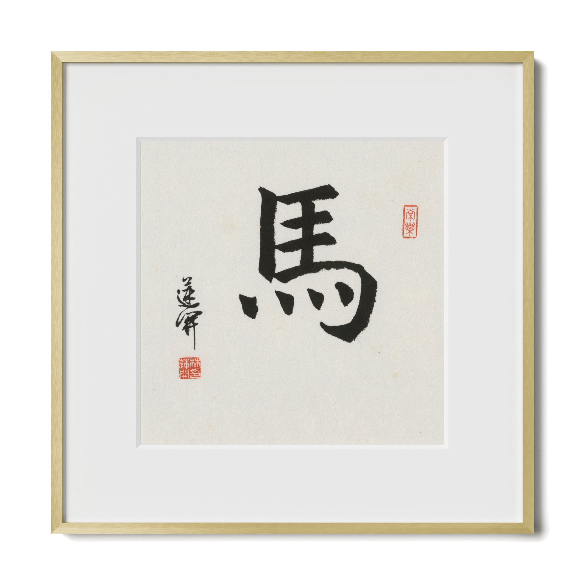 Thumbnail Label: 12X12" Gold Premium Metal | Gallery Source: Transparent
