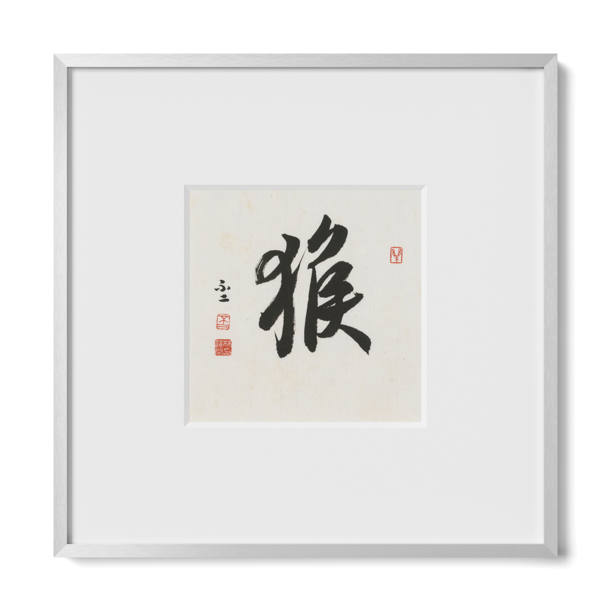 Thumbnail Label: 10X10" Silver Premium Metal | Gallery Source: Transparent