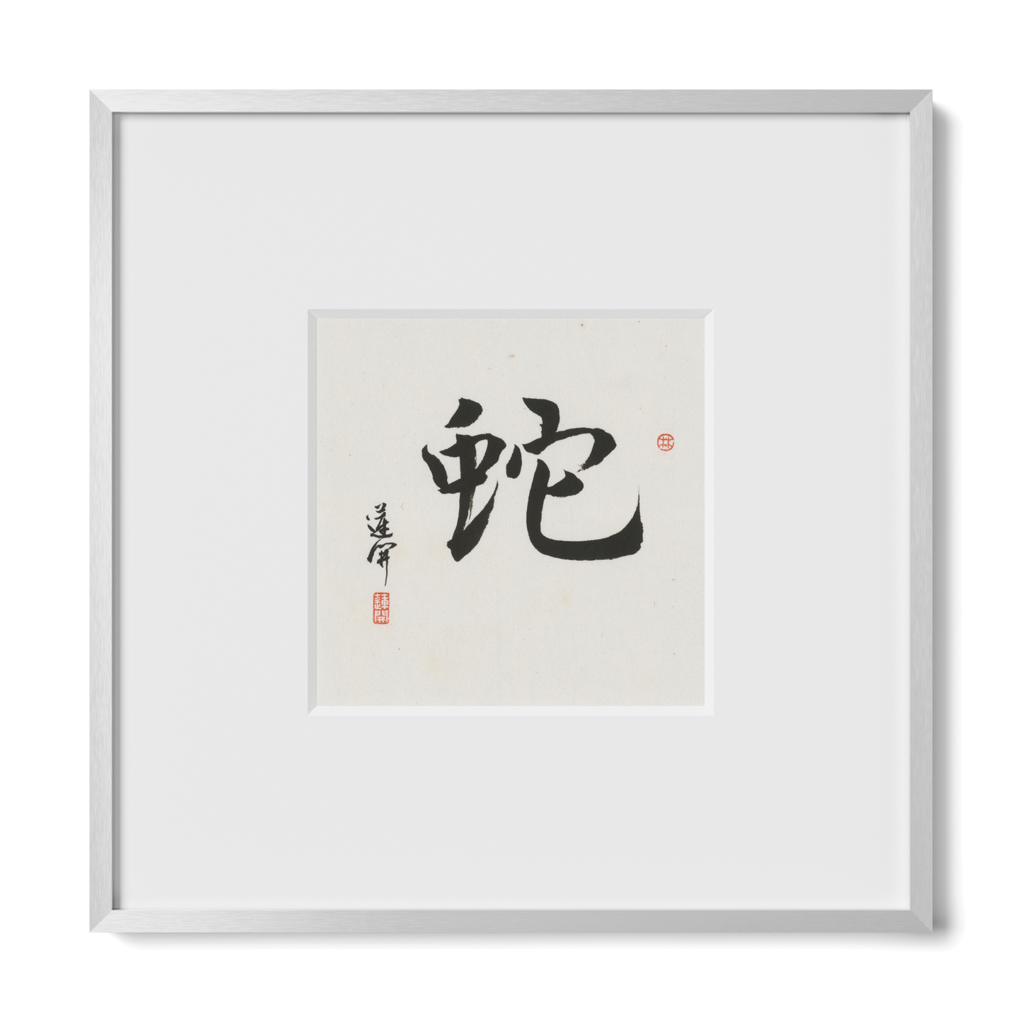 Thumbnail Label: 10X10" Silver Premium Metal | Gallery Source: Transparent