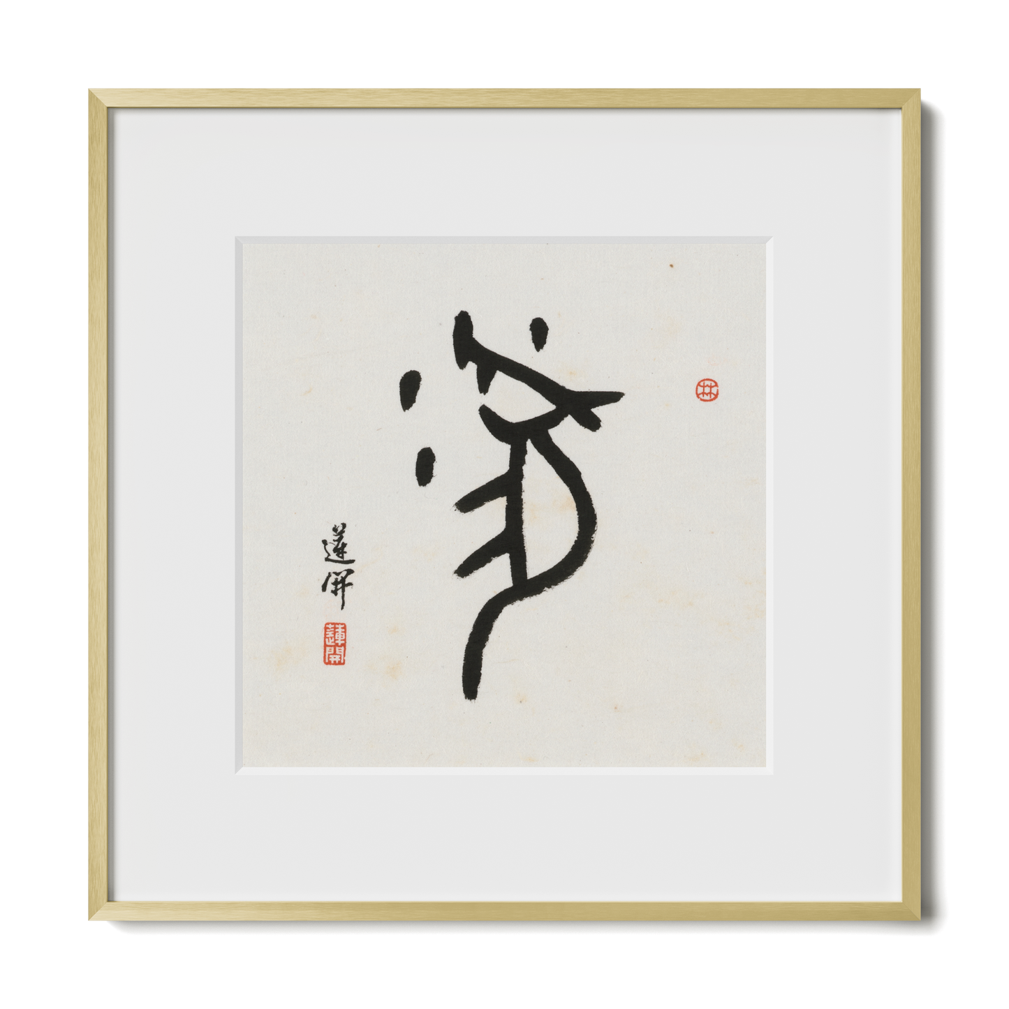 Thumbnail Label: 12X12" Gold Premium Metal