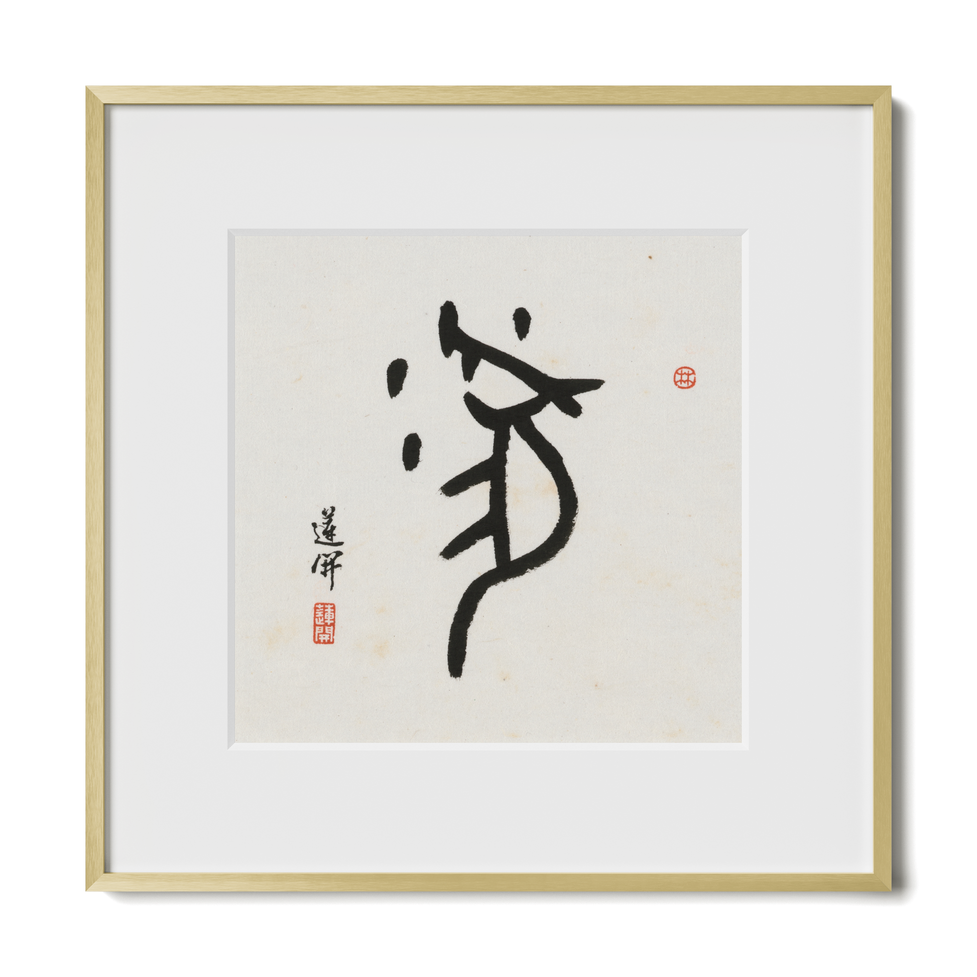 Thumbnail Label: 12X12" Gold Premium Metal