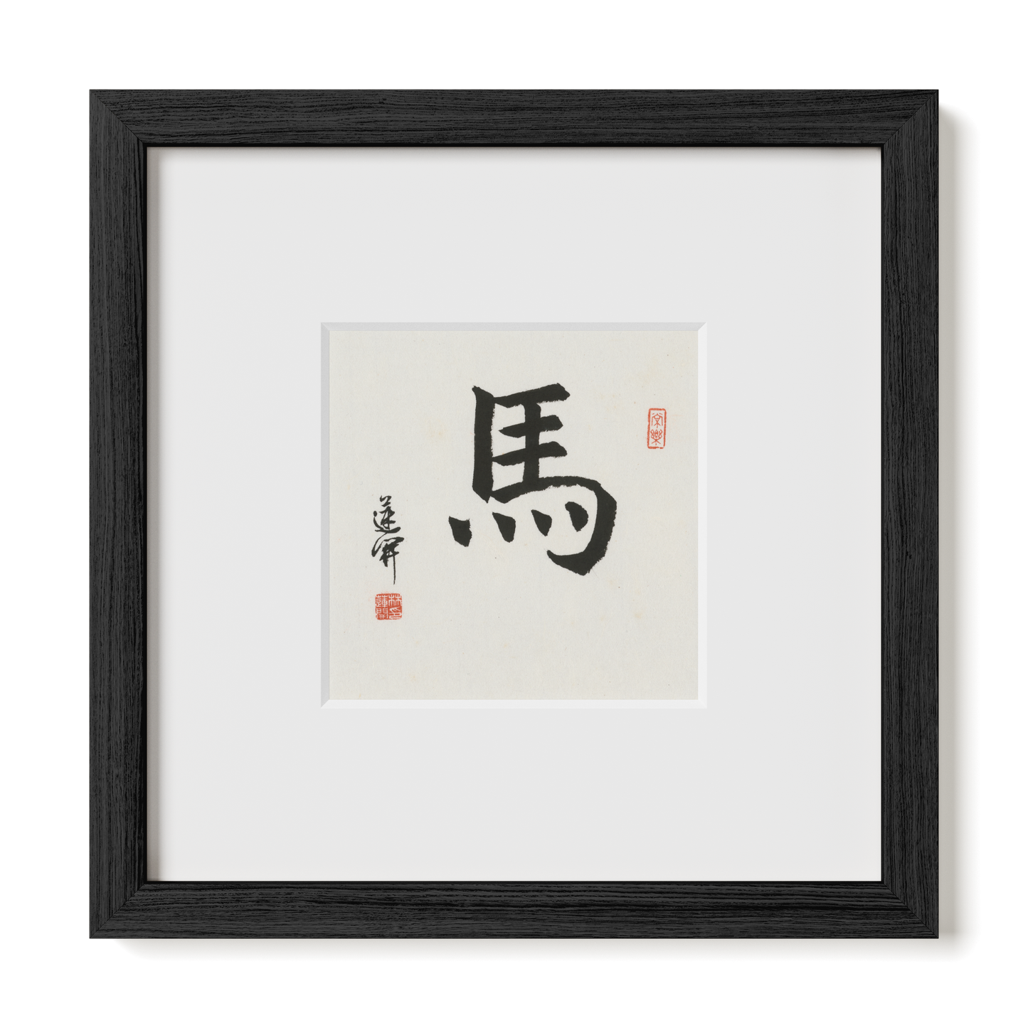 Thumbnail Label: 10X10" Black Premium Oak | Gallery Source: Transparent