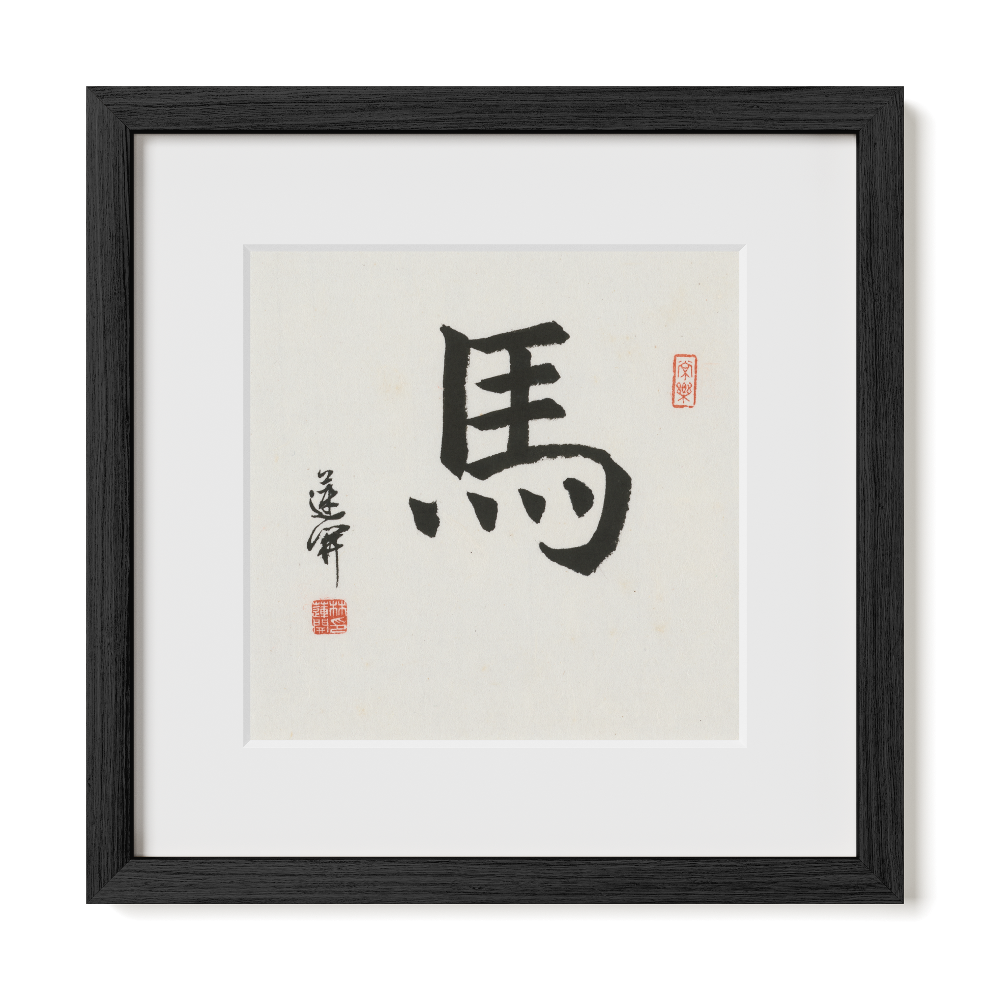 Thumbnail Label: 12X12" Black Premium Oak | Gallery Source: Transparent