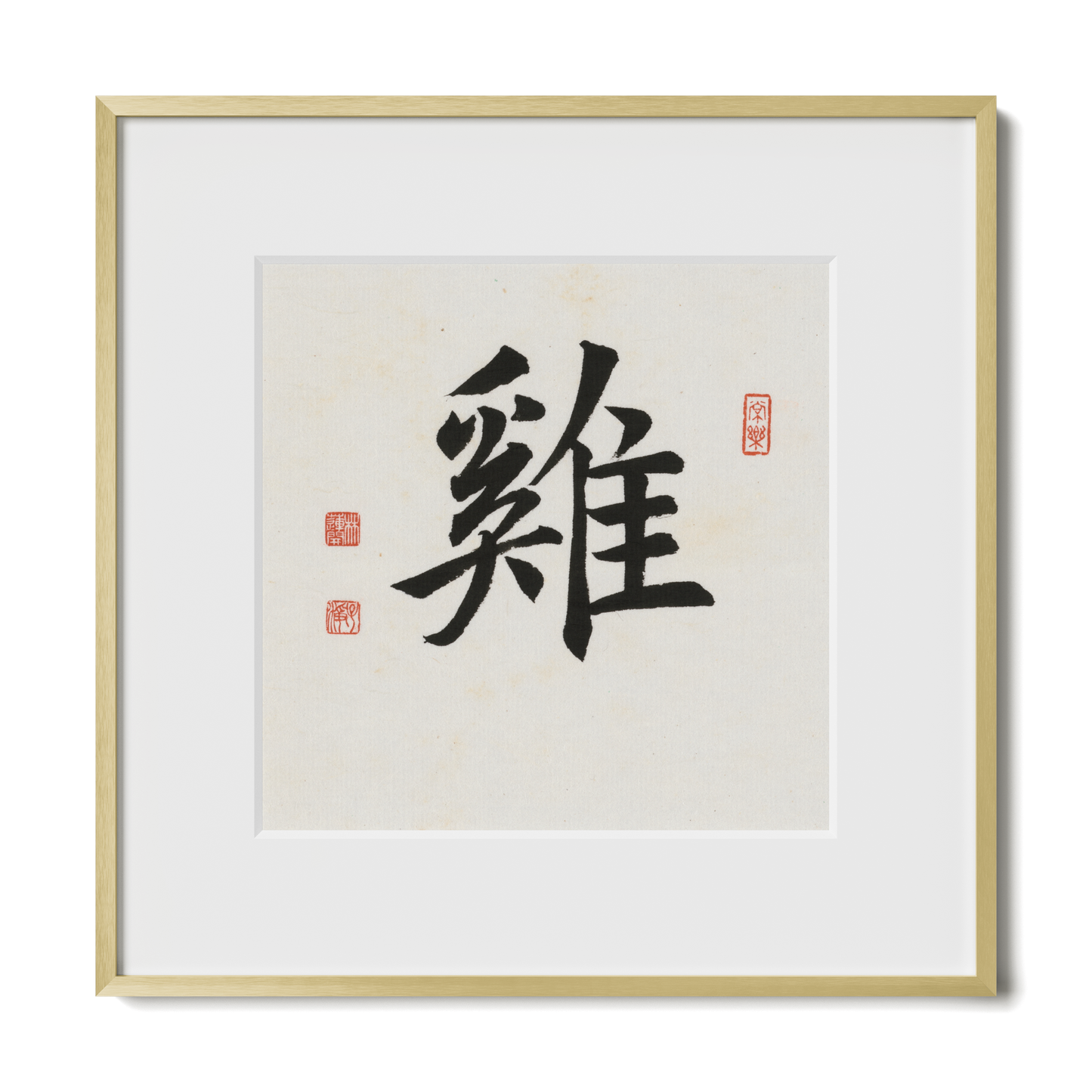 Thumbnail Label: 12X12" Gold Premium Metal | Gallery Source: Transparent