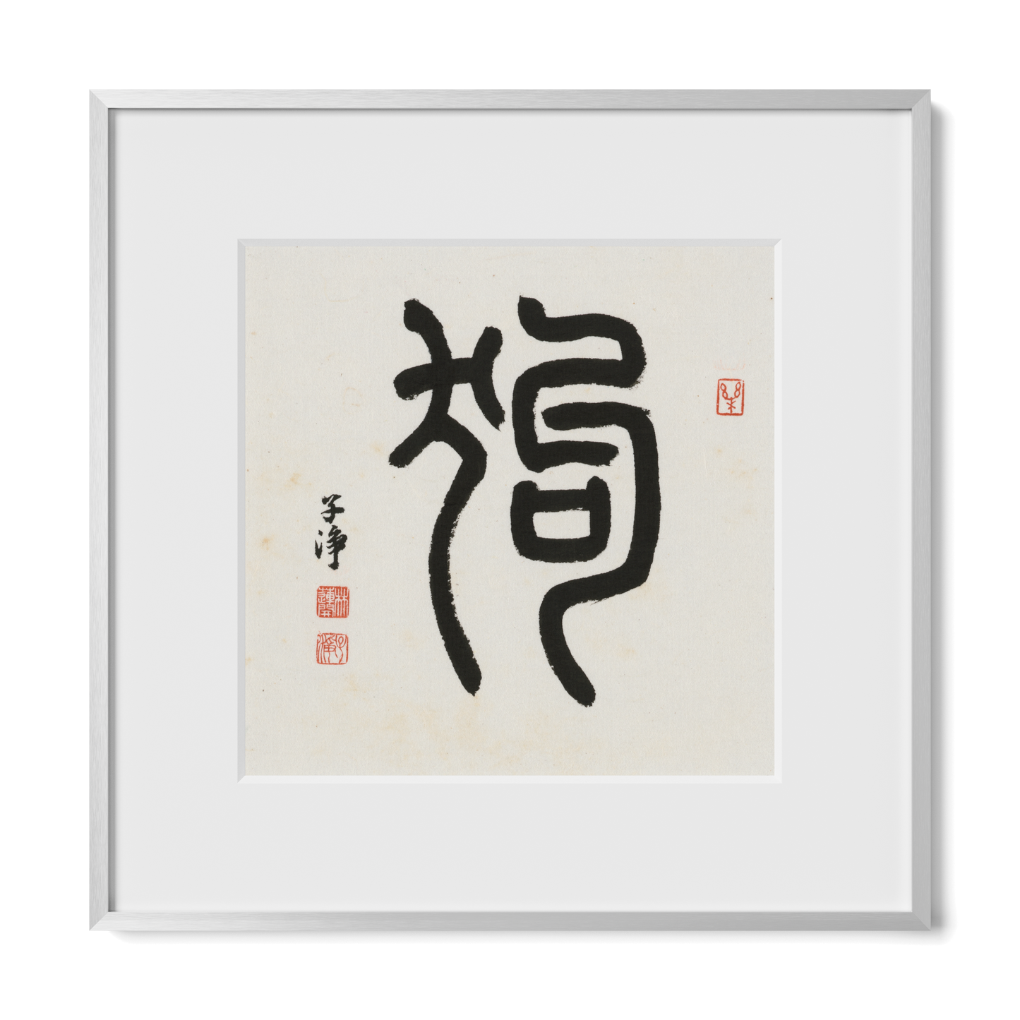 Thumbnail Label: 12X12" Silver Premium Metal | Gallery Source: Transparent