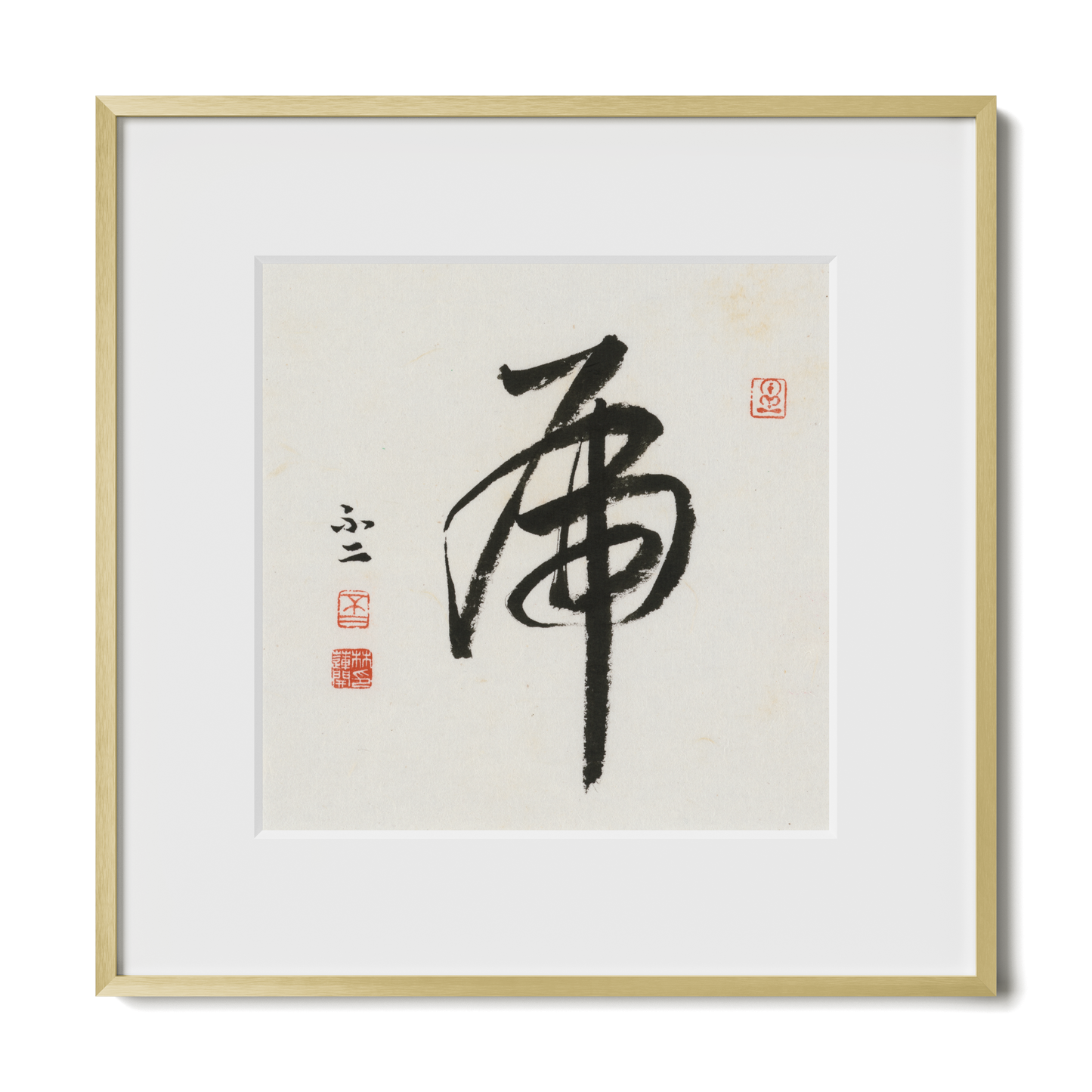 Thumbnail Label: 12X12" Gold Premium Metal | Gallery Source: Transparent