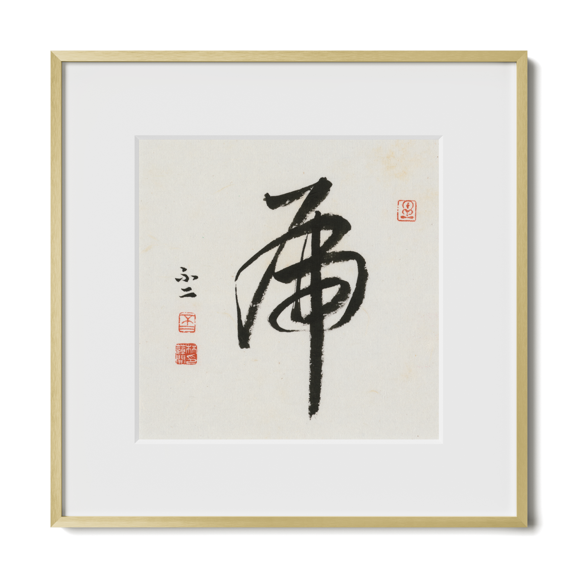 Thumbnail Label: 12X12" Gold Premium Metal | Gallery Source: Transparent
