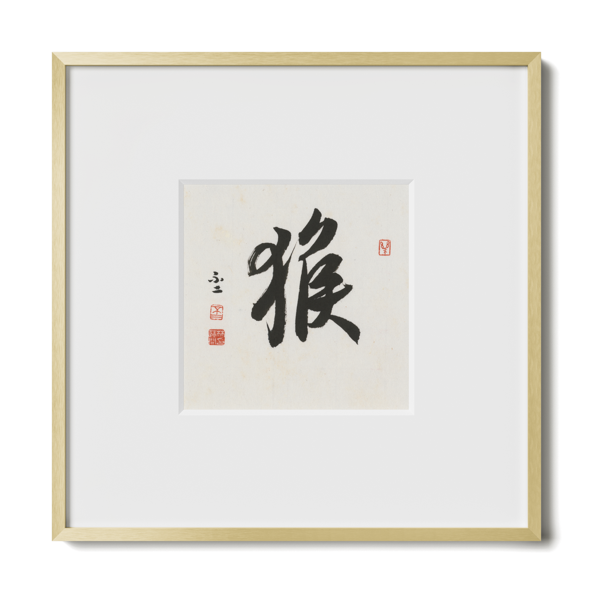 Thumbnail Label: 10X10" Gold Premium Metal | Gallery Source: Transparent