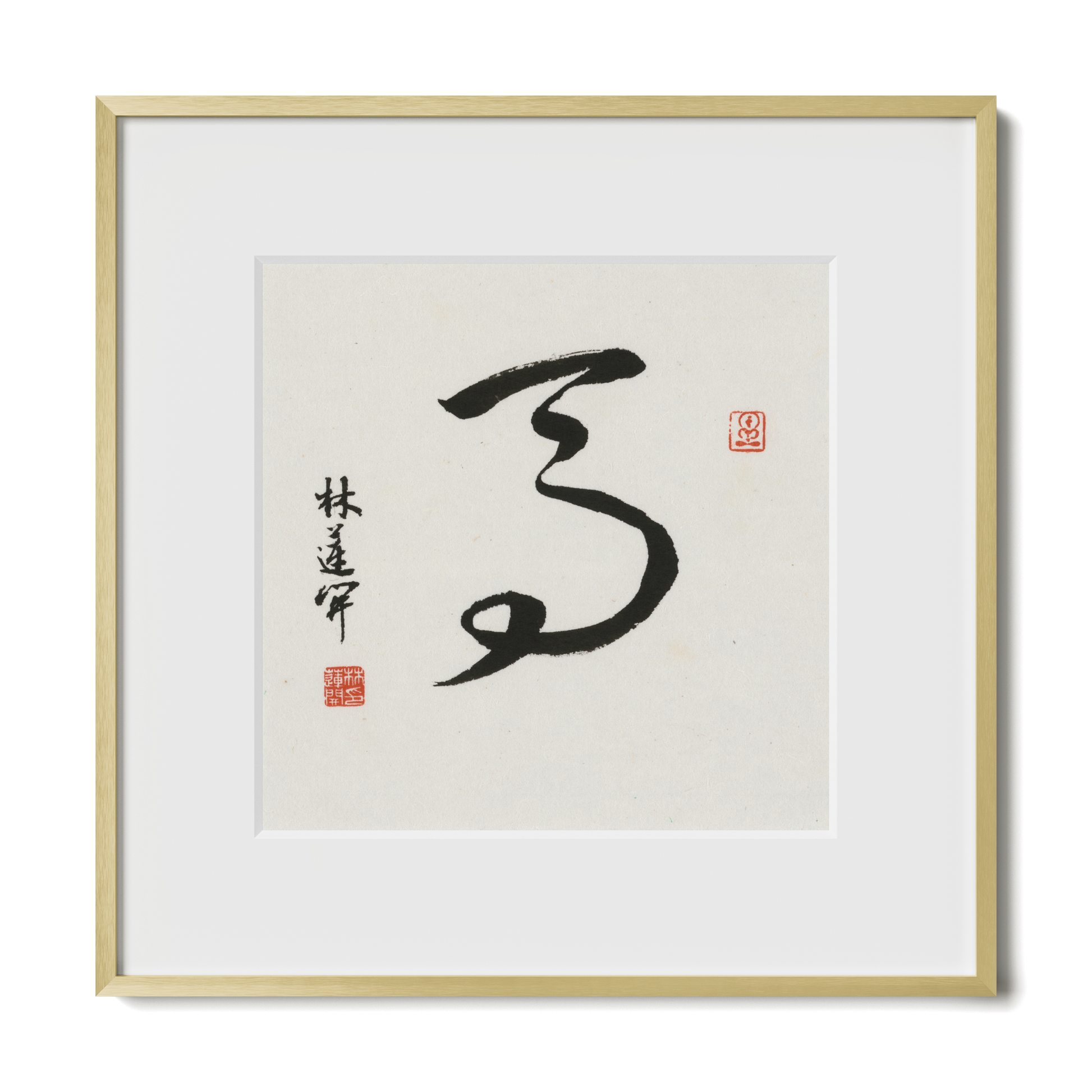 Thumbnail Label: 12X12" Gold Premium Metal | Gallery Source: Transparent