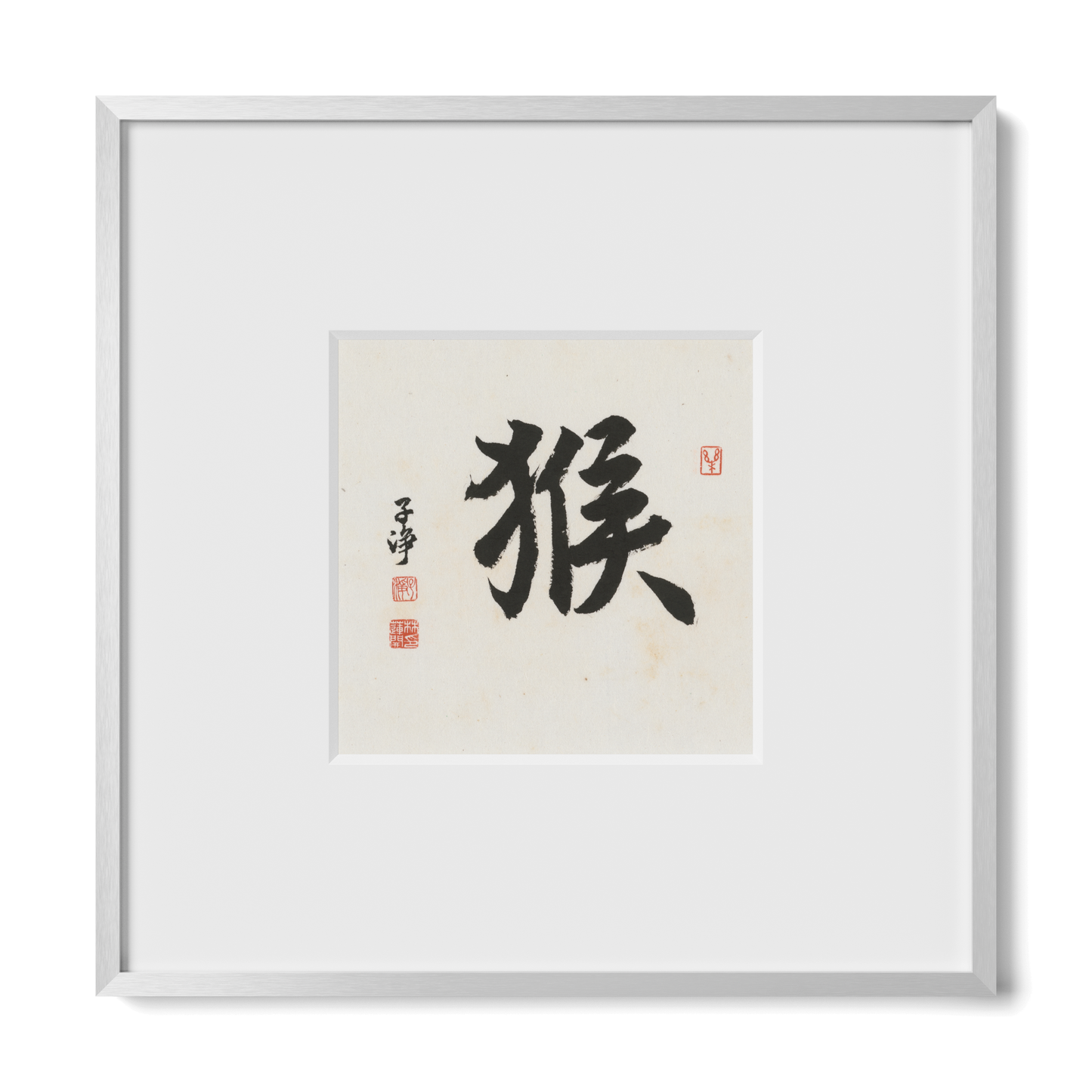 Thumbnail Label: 10X10" Silver Premium Metal | Gallery Source: Transparent