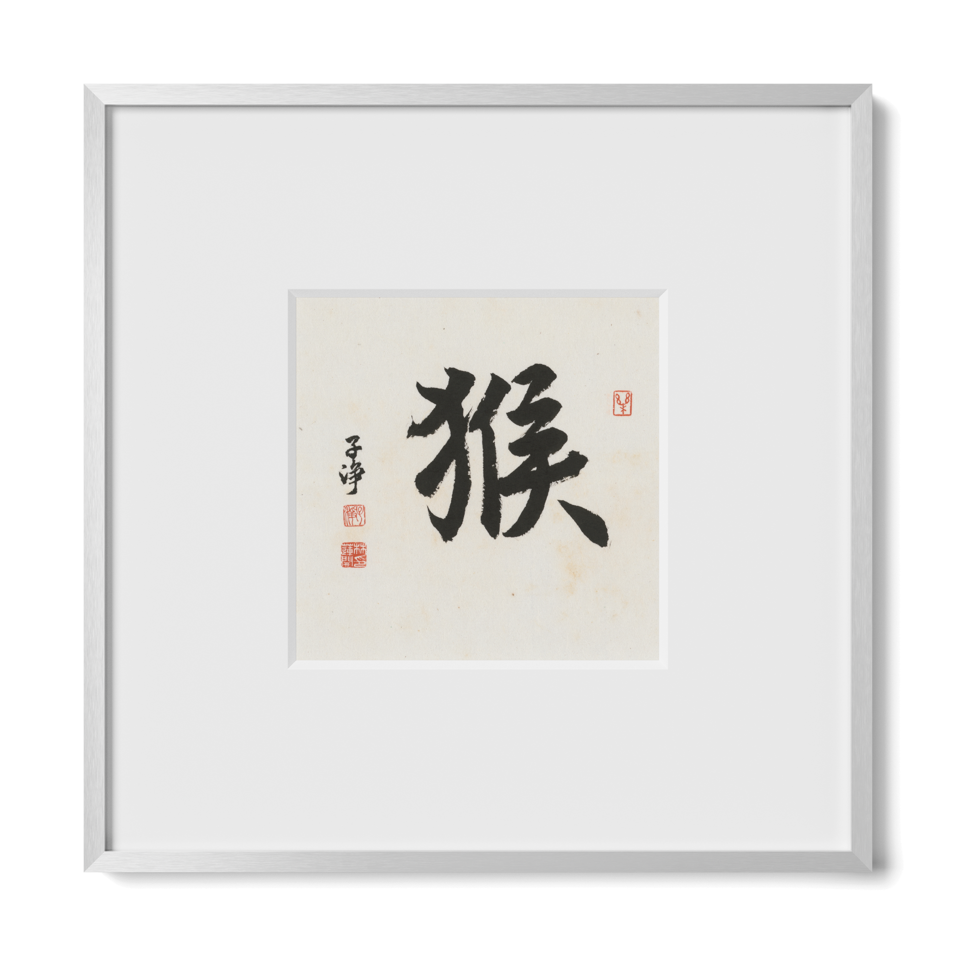 Thumbnail Label: 10X10" Silver Premium Metal | Gallery Source: Transparent