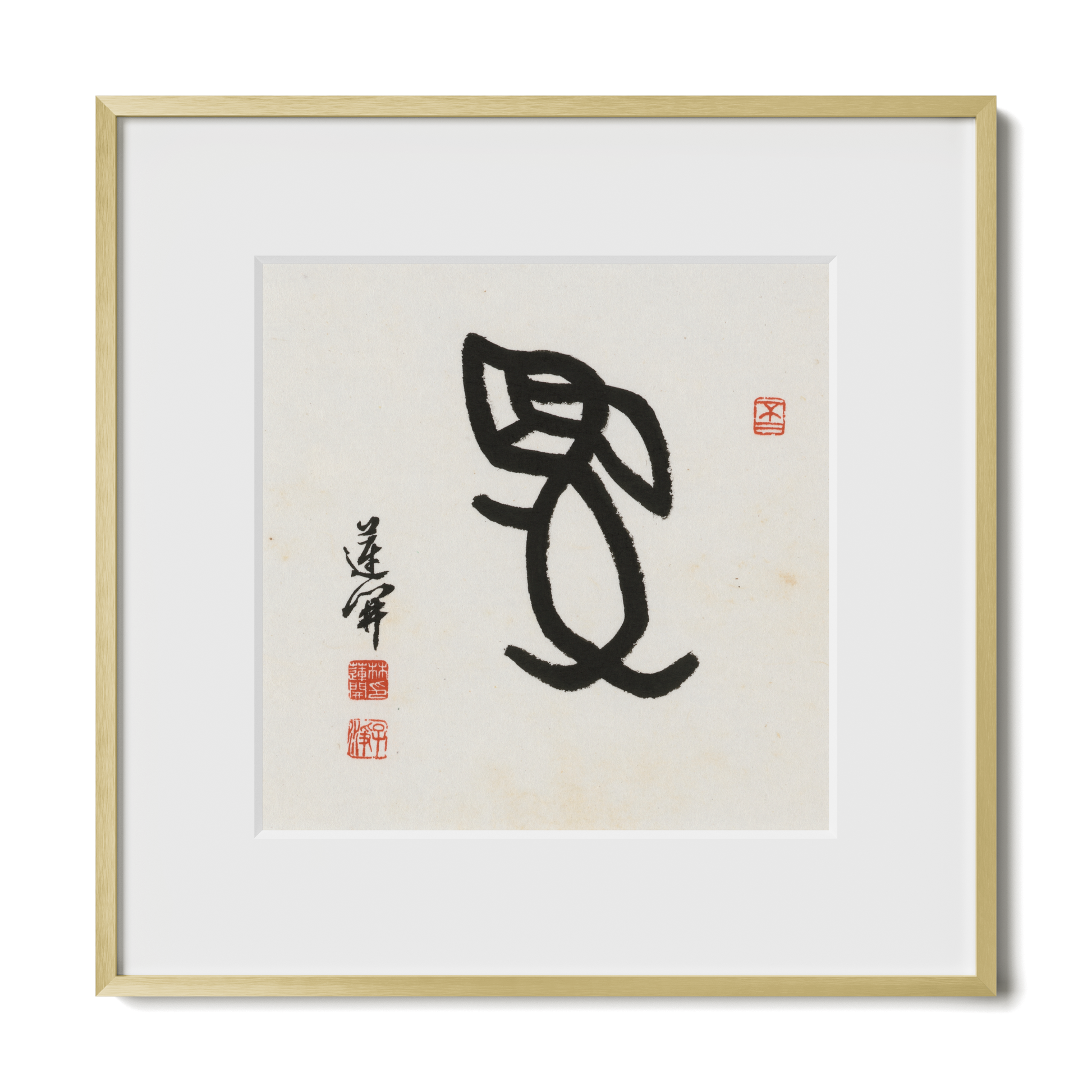 Thumbnail Label: 12X12" Gold Premium Metal | Gallery Source: Transparent