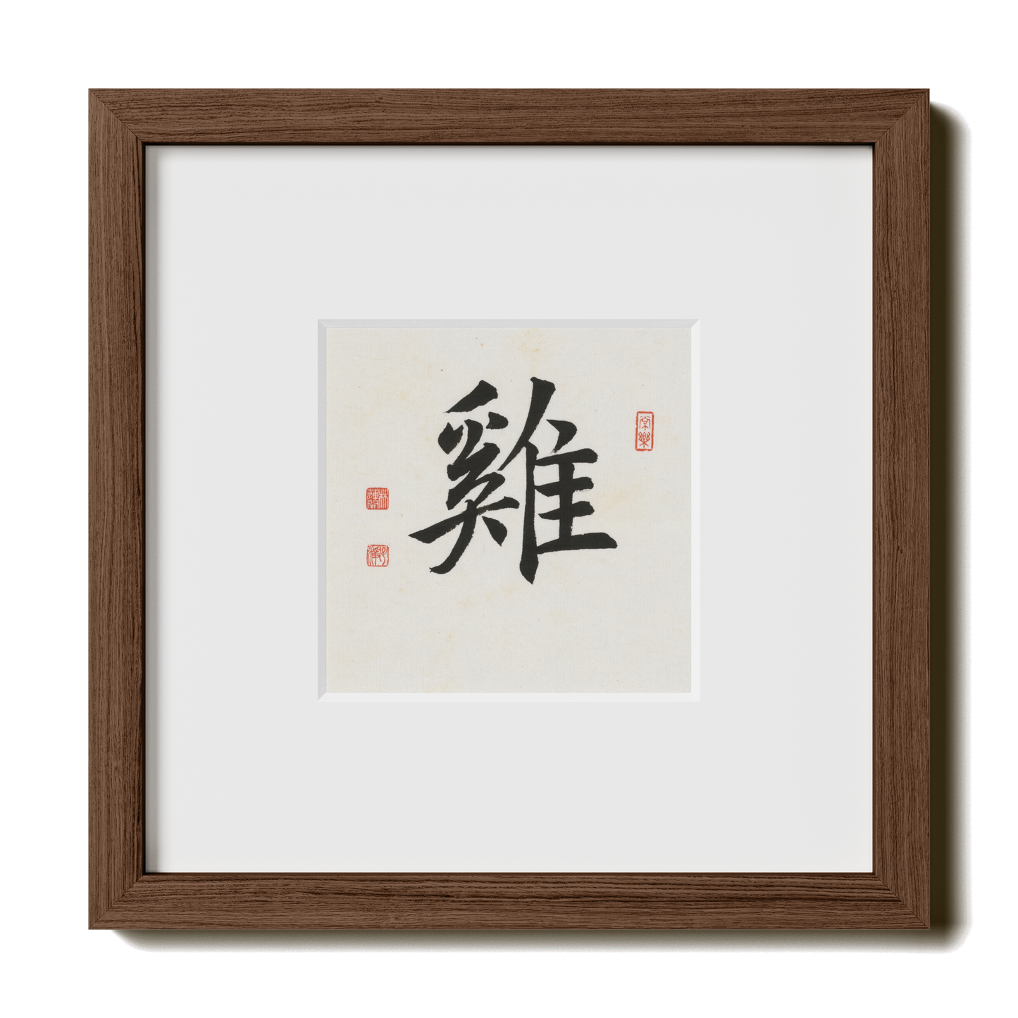 Thumbnail Label: 10X10" Walnut Premium Oak | Gallery Source: Transparent