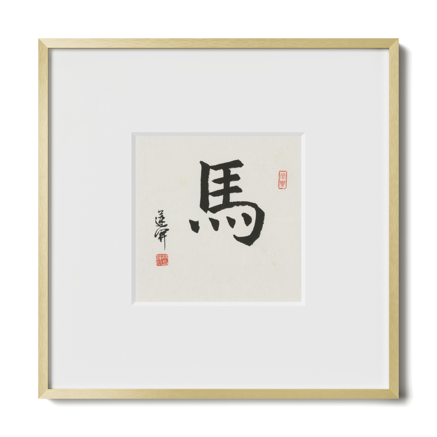 Thumbnail Label: 10X10" Gold Premium Metal | Gallery Source: Transparent