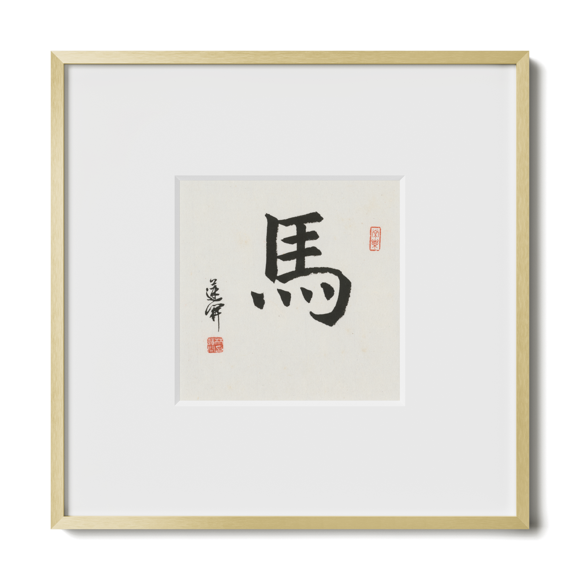 Thumbnail Label: 10X10" Gold Premium Metal | Gallery Source: Transparent