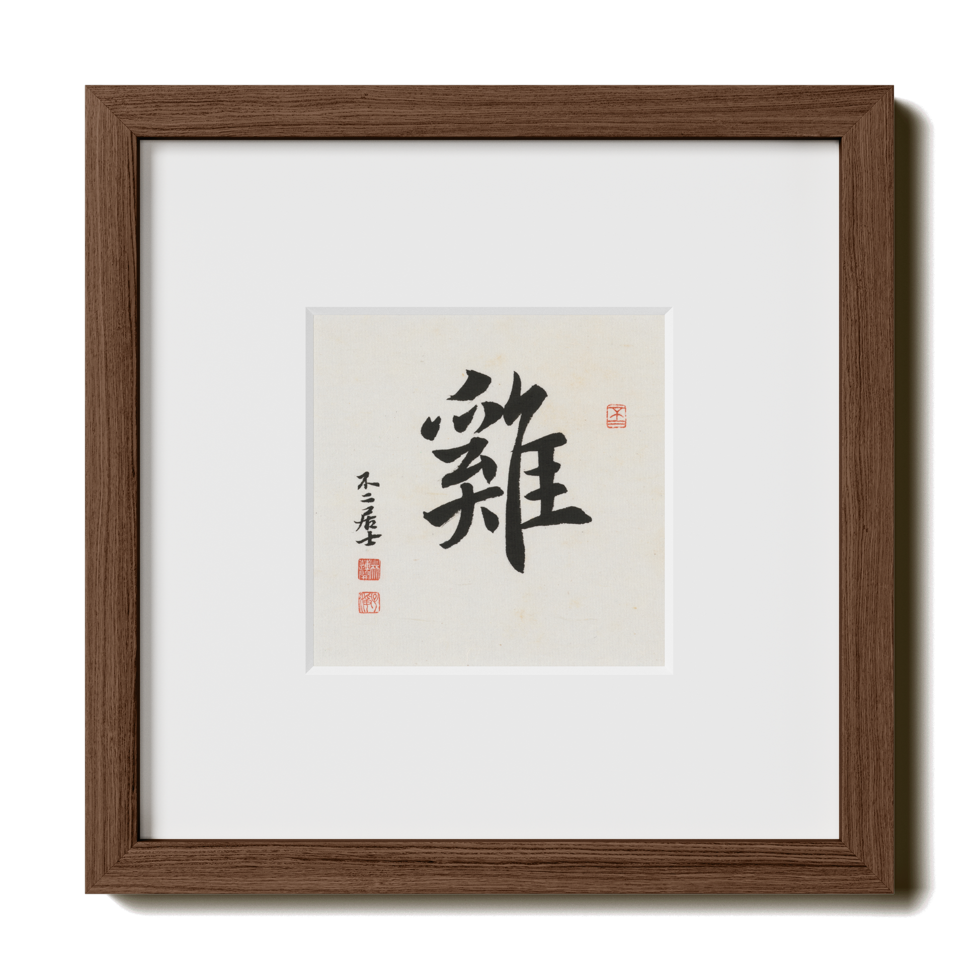 Thumbnail Label: 10X10" Walnut Premium Oak | Gallery Source: Transparent