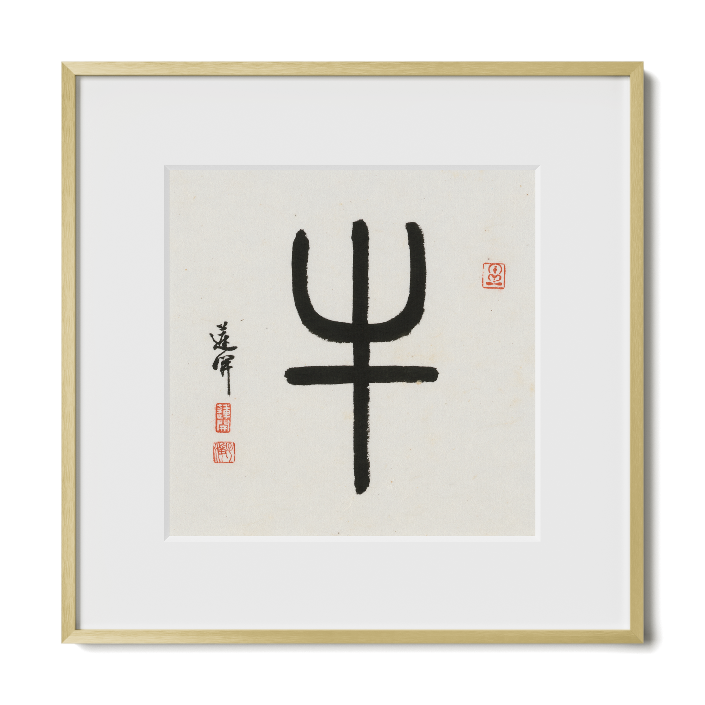 Thumbnail Label: 12X12" Gold Premium Metal | Gallery Source: Transparent