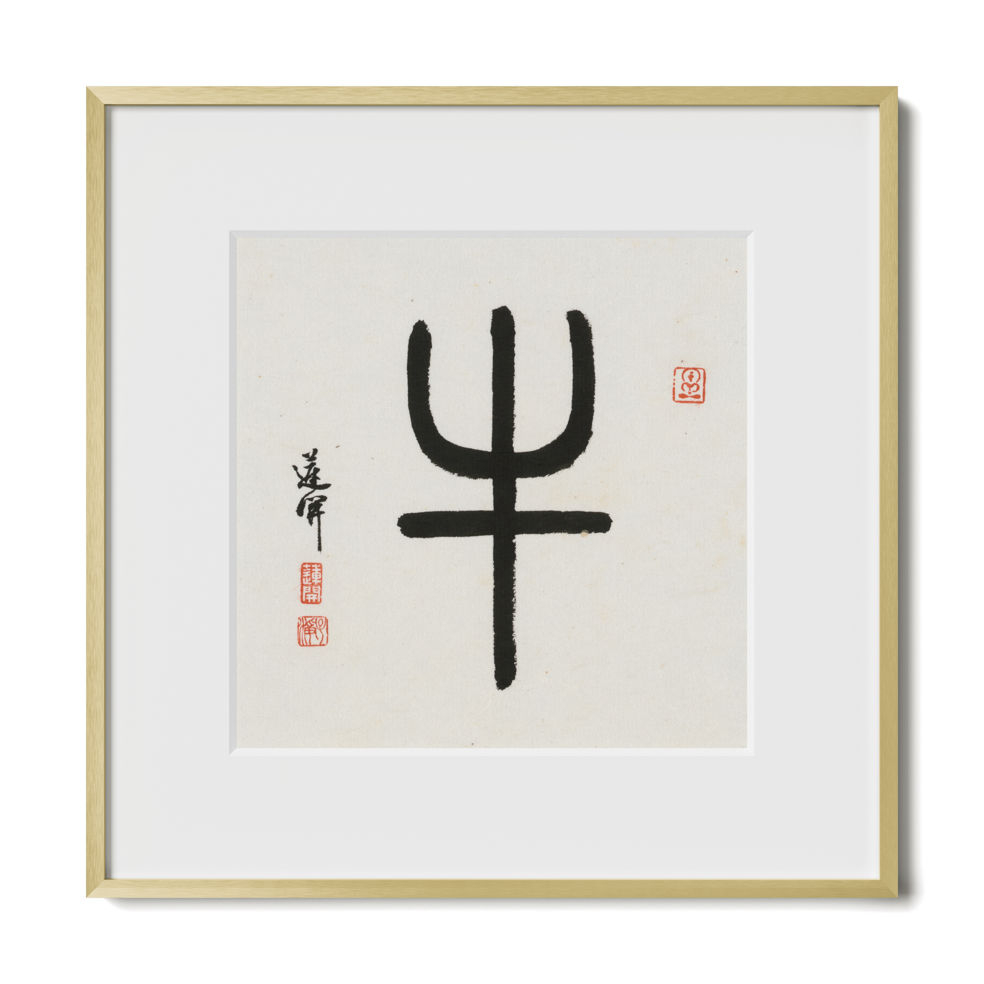 Thumbnail Label: 12X12" Gold Premium Metal | Gallery Source: Transparent