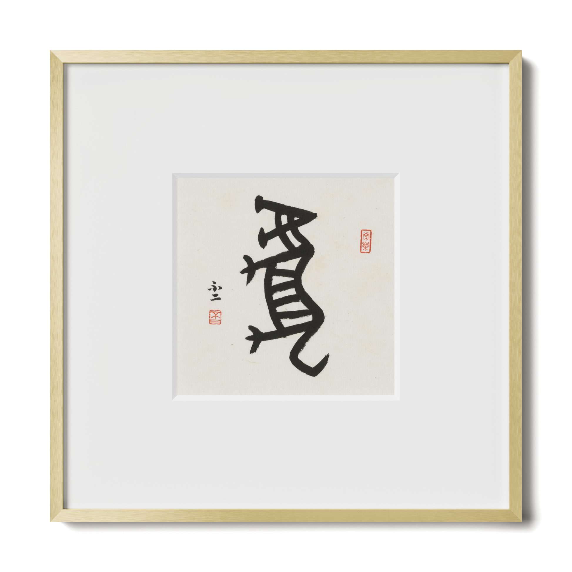 Thumbnail Label: 10X10" Gold Premium Metal | Gallery Source: Transparent