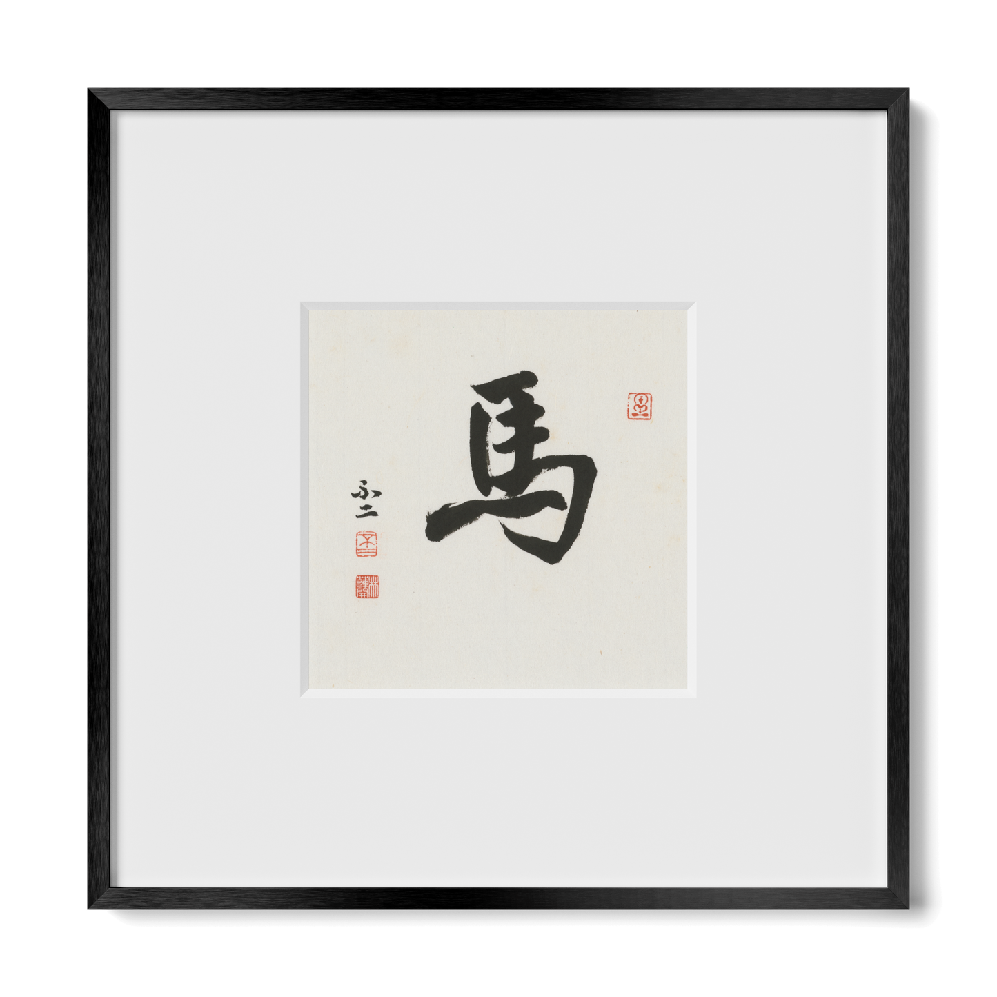 Thumbnail Label: 10X10" Black Premium Metal | Gallery Source: Transparent