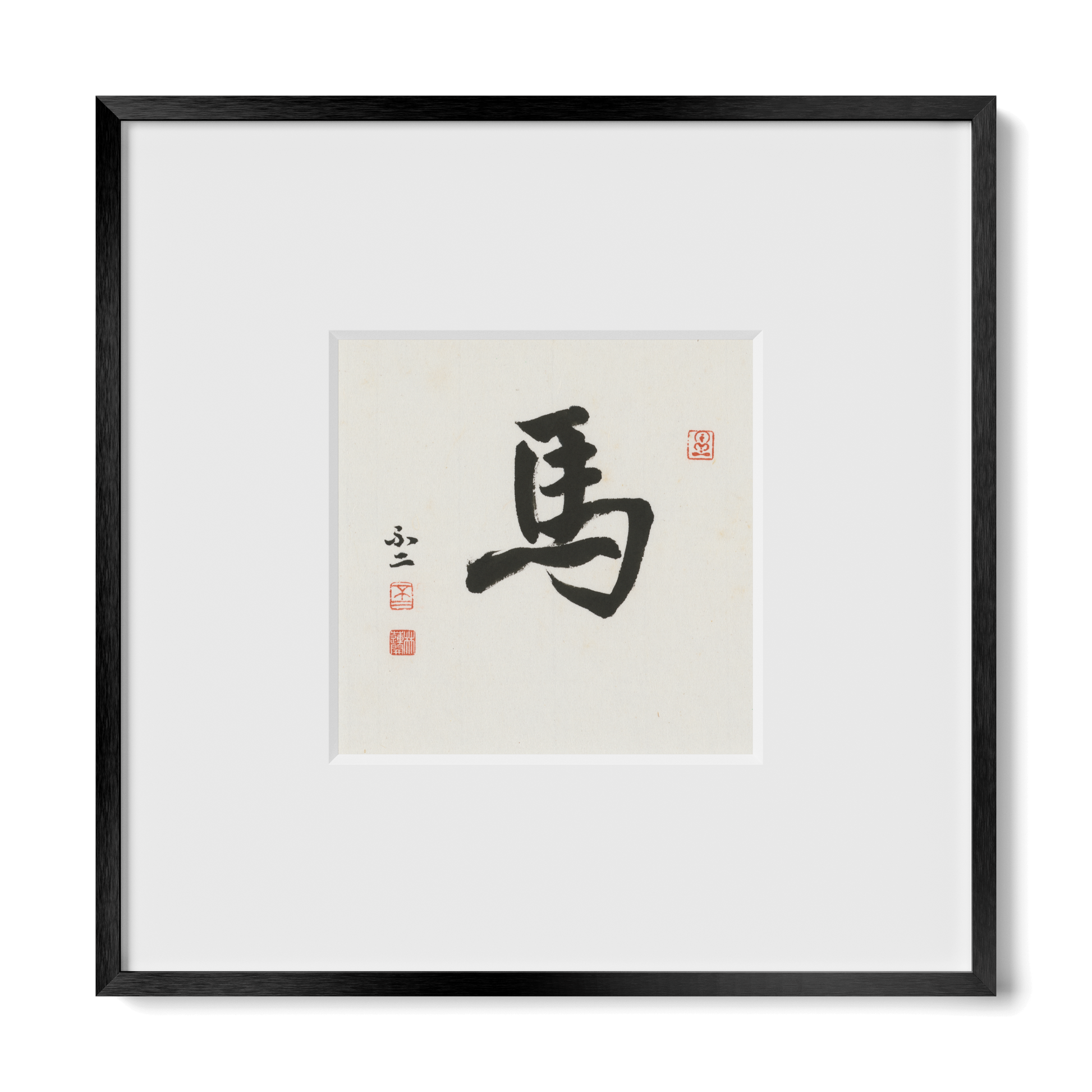 Thumbnail Label: 10X10" Black Premium Metal | Gallery Source: Transparent