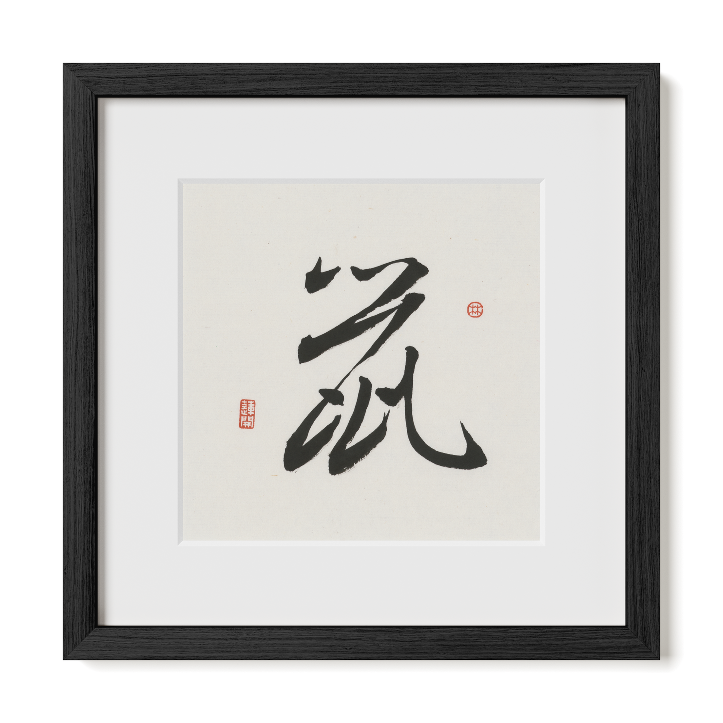 Thumbnail Label: 12X12" Black Premium Oak