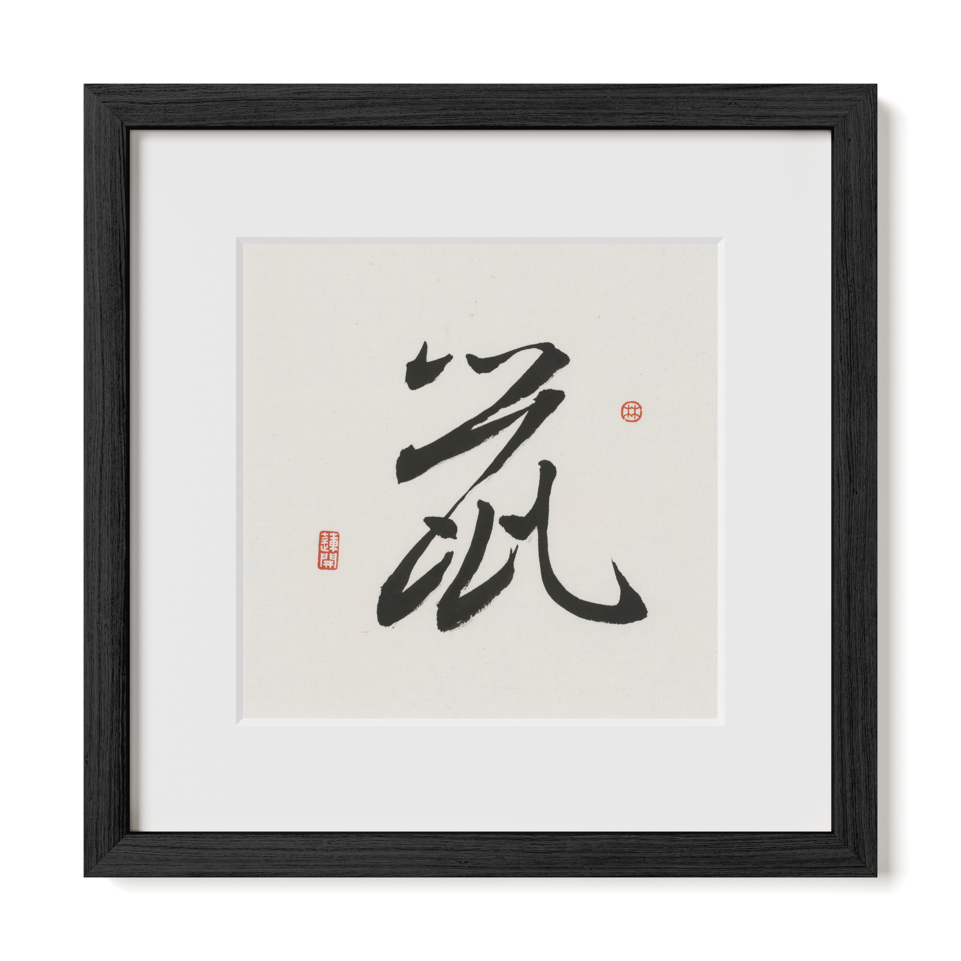 Thumbnail Label: 12X12" Black Premium Oak