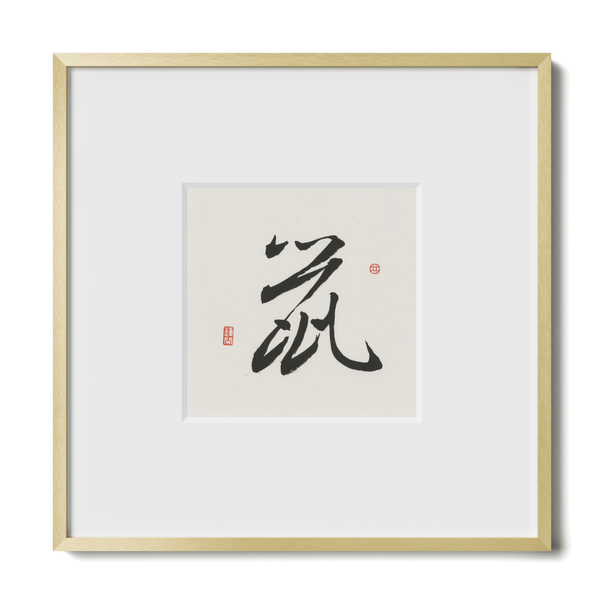 Thumbnail Label: 10X10" Gold Premium Metal