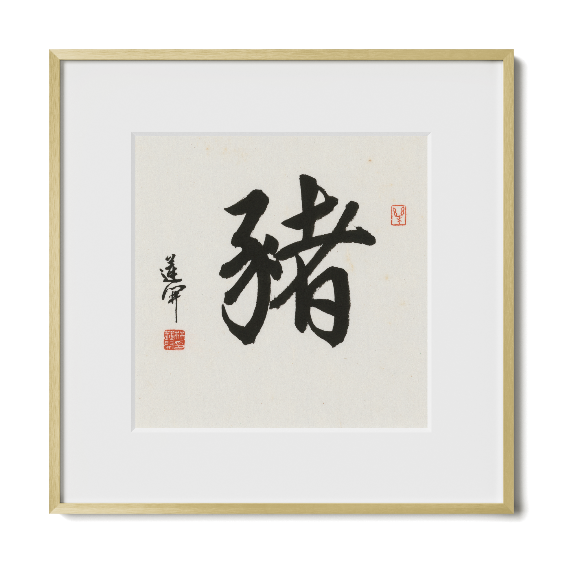 Thumbnail Label: 12X12" Gold Premium Metal | Gallery Source: Transparent