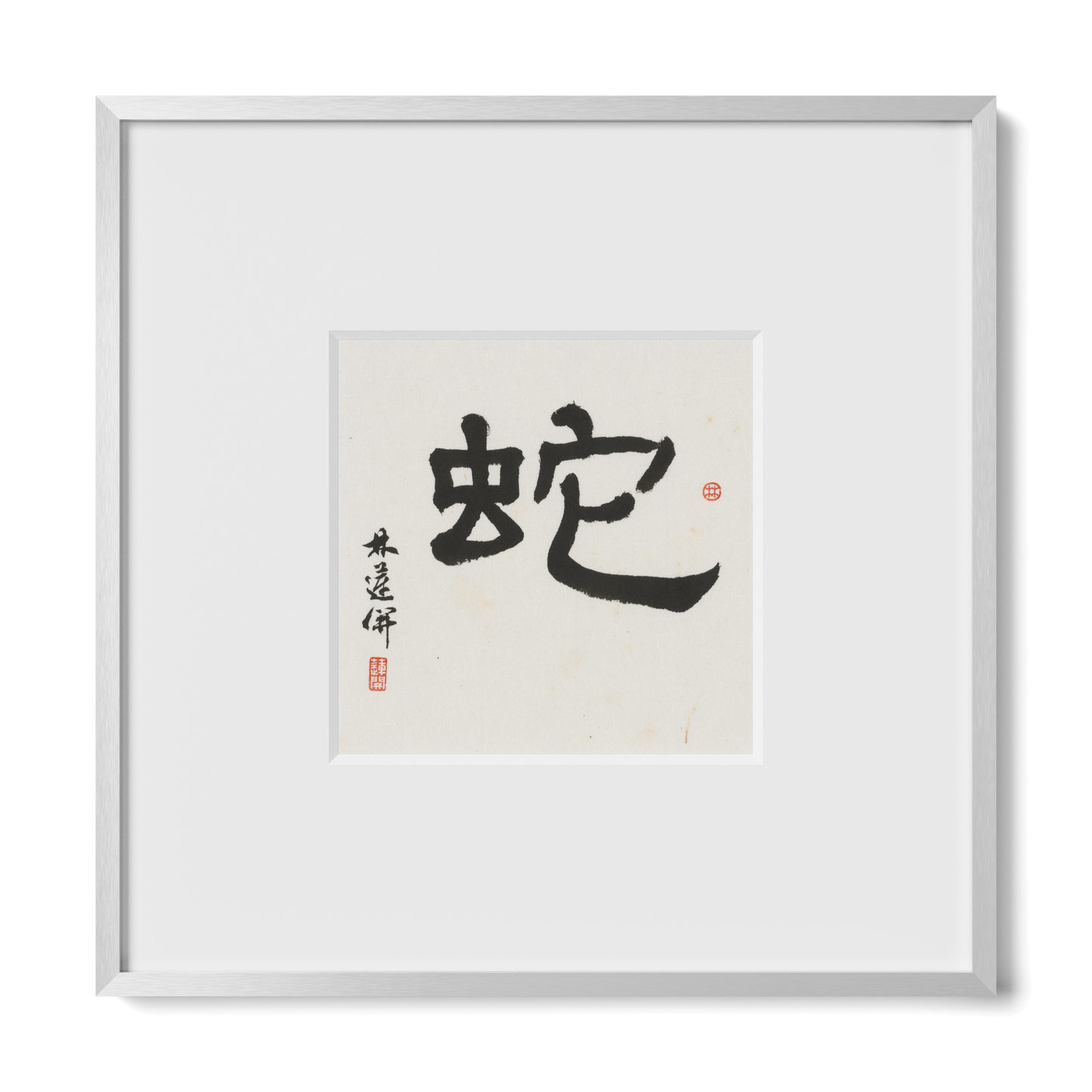 Thumbnail Label: 10X10" Silver Premium Metal | Gallery Source: Transparent