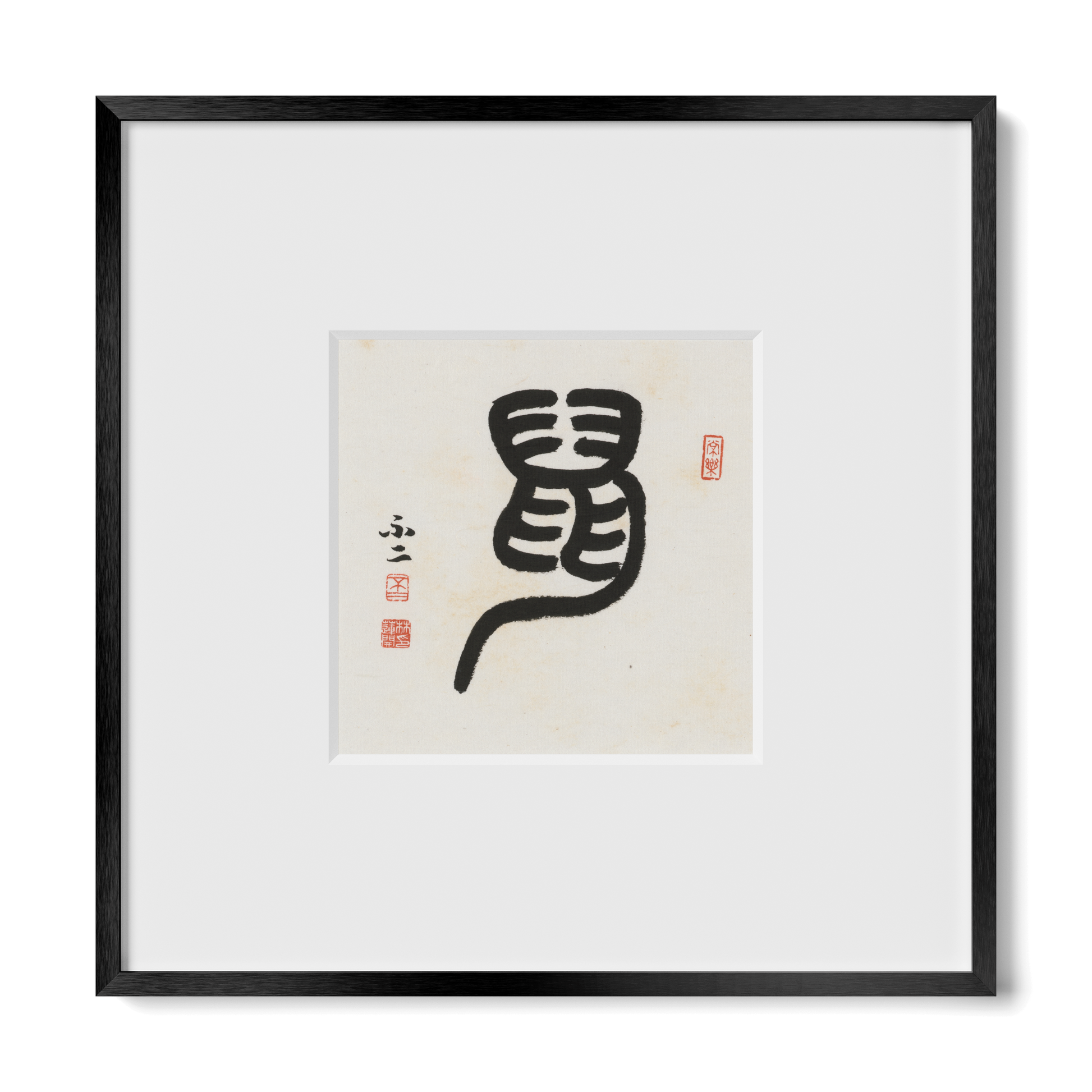 Thumbnail Label: 10X10" Black Premium Metal