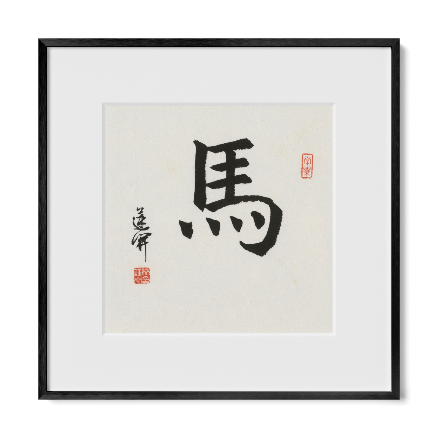 Thumbnail Label: 12X12" Black Premium Metal | Gallery Source: Transparent