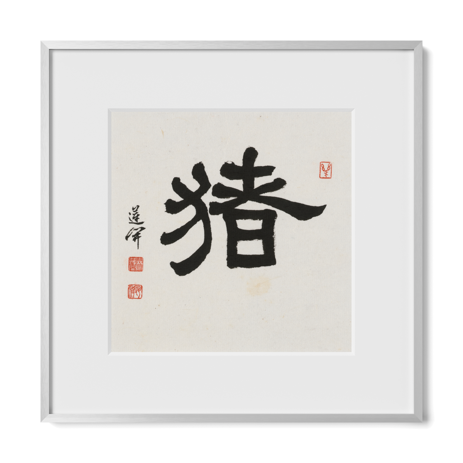 Thumbnail Label: 12X12" Silver Premium Metal | Gallery Source: Transparent