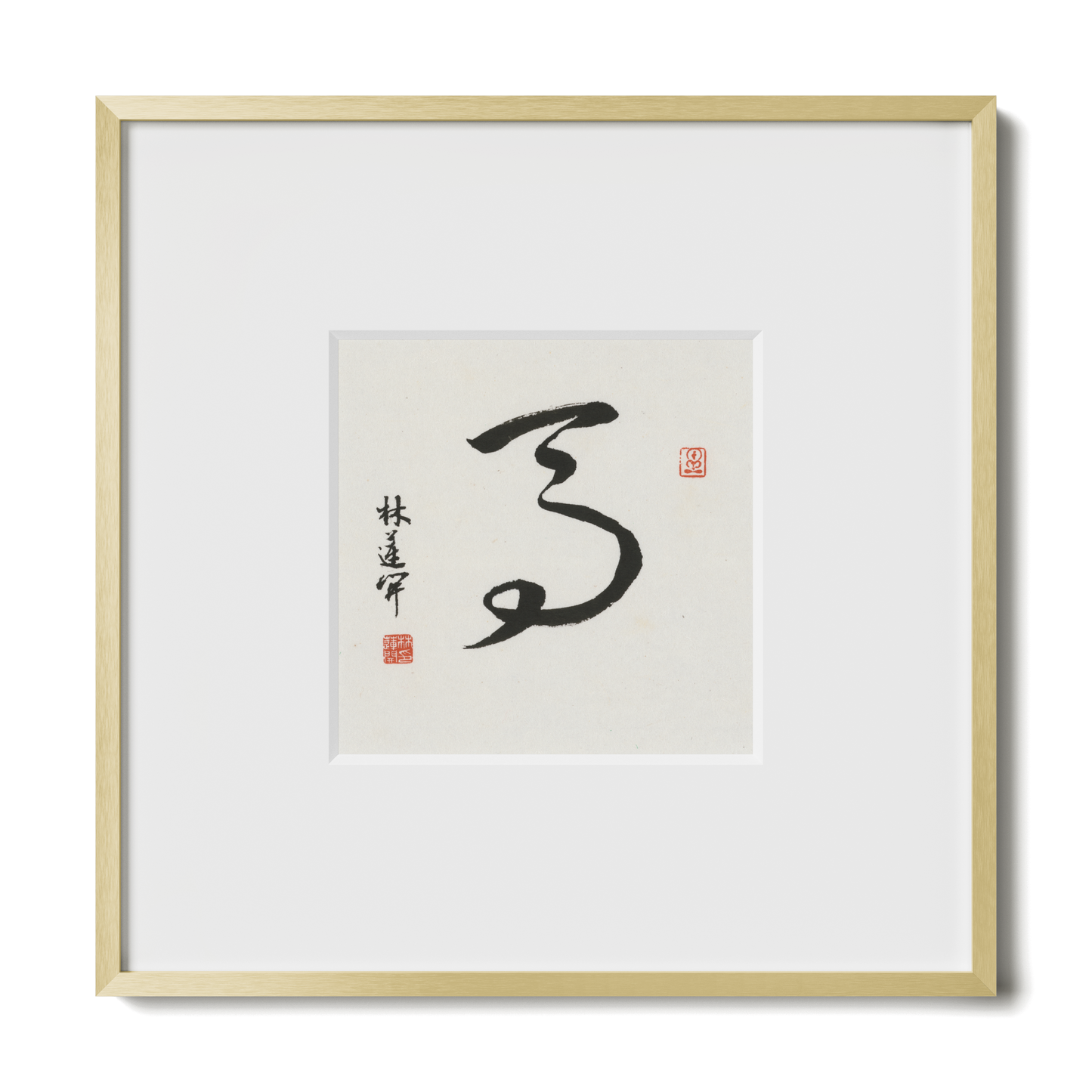 Thumbnail Label: 10X10" Gold Premium Metal | Gallery Source: Transparent
