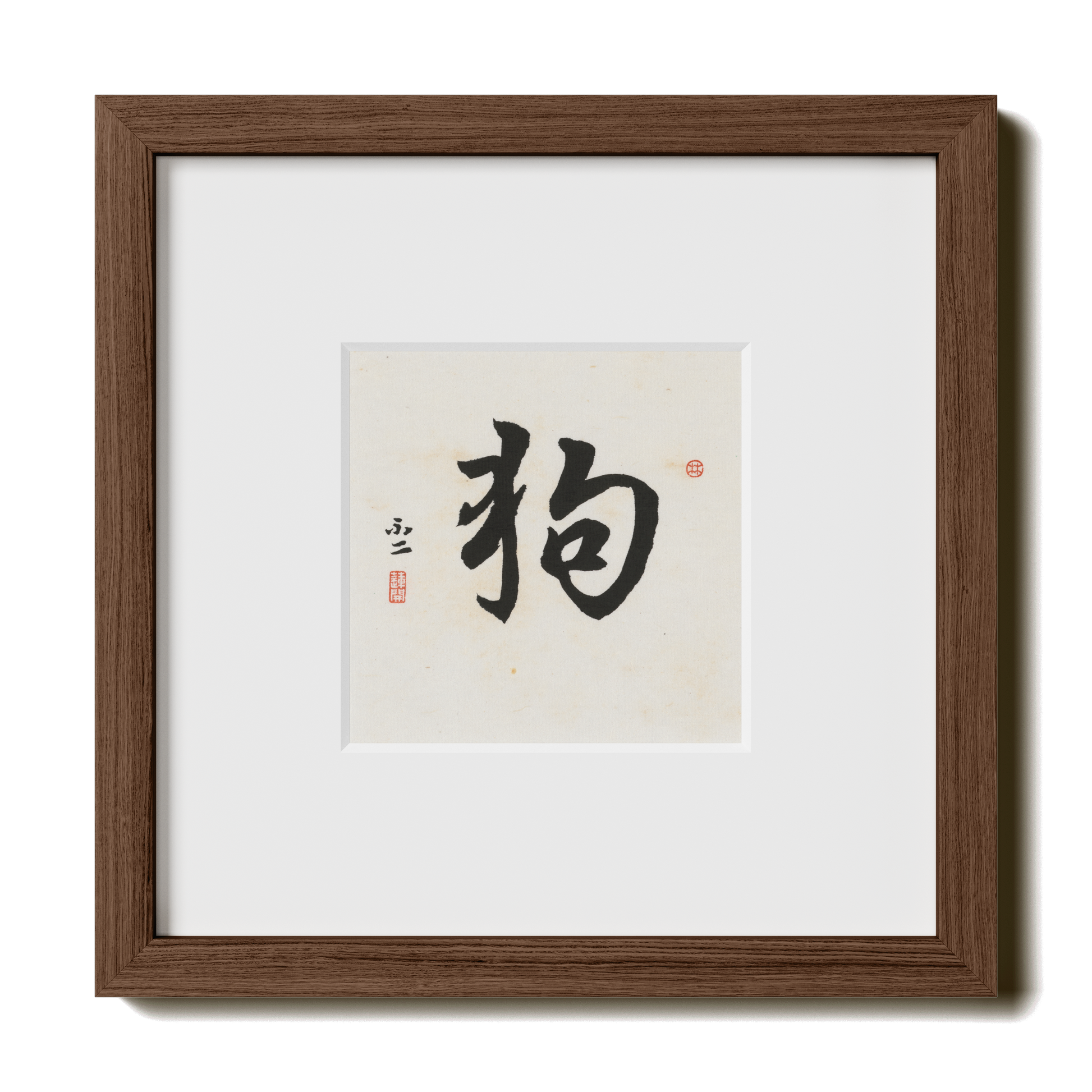 Thumbnail Label: 10X10" Walnut Premium Oak | Gallery Source: Transparent