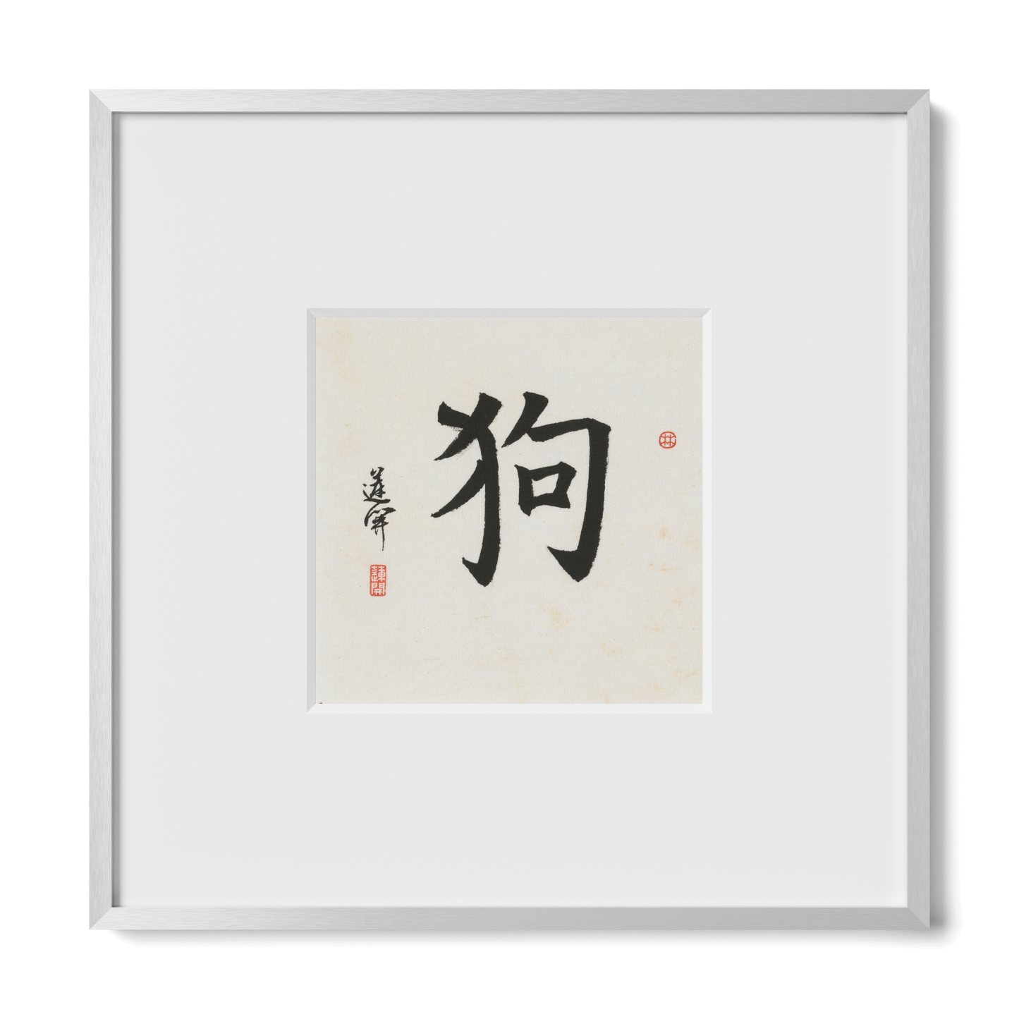Thumbnail Label: 10X10" Silver Premium Metal | Gallery Source: Transparent