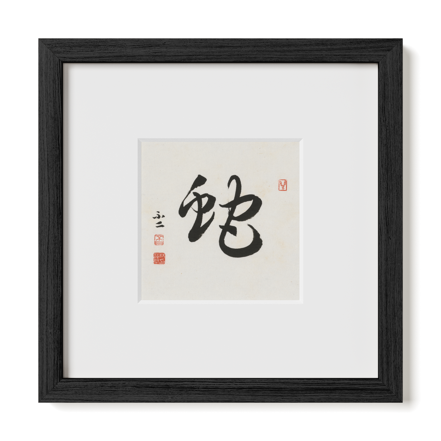 Thumbnail Label: 10X10" Black Premium Oak | Gallery Source: Transparent